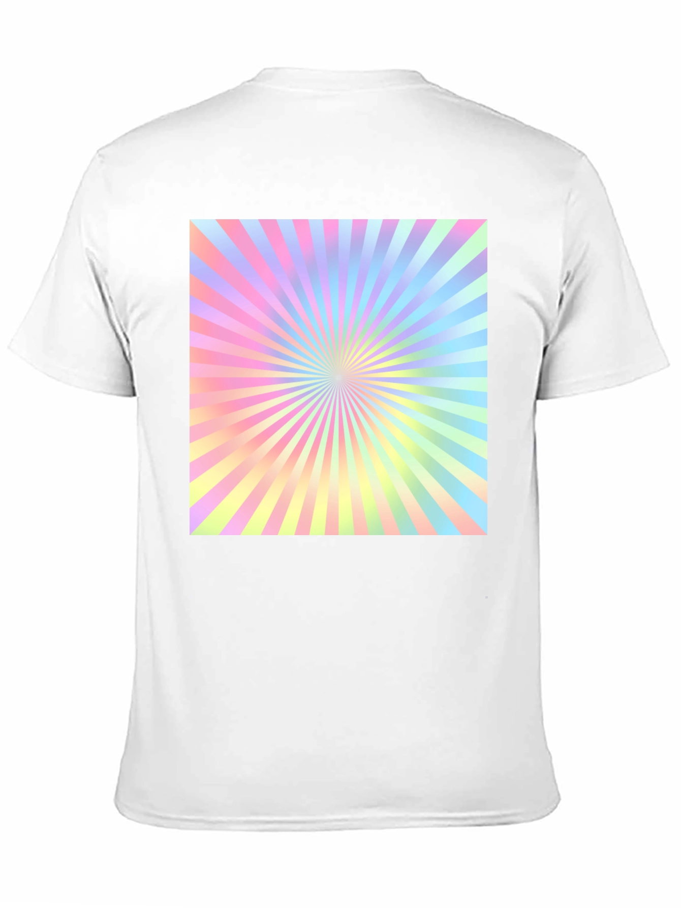 Retro Pastel Sunburst Graphic Tee