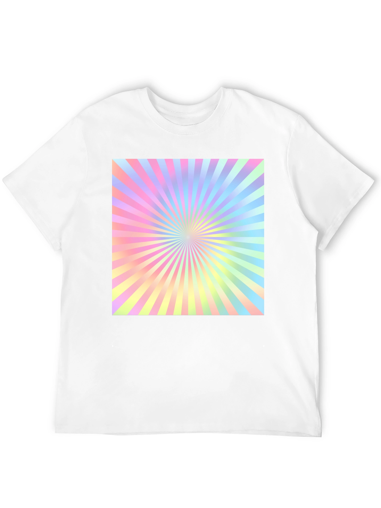 Retro Pastel Sunburst Graphic Tee