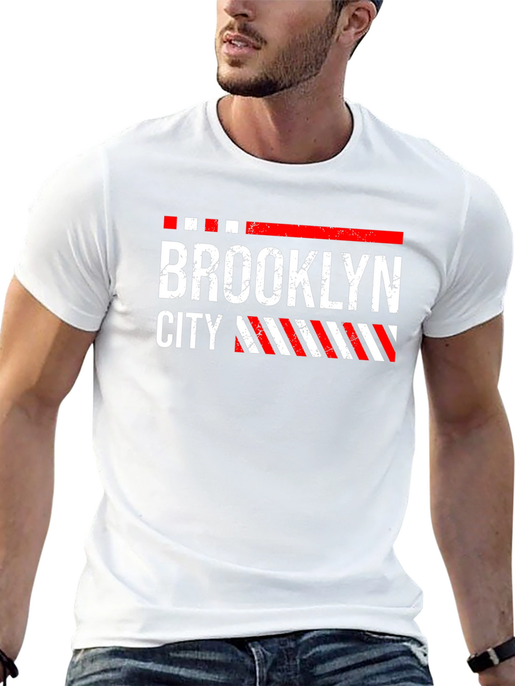 Brooklyn City Graphic Tee - Classic Black T-Shirt