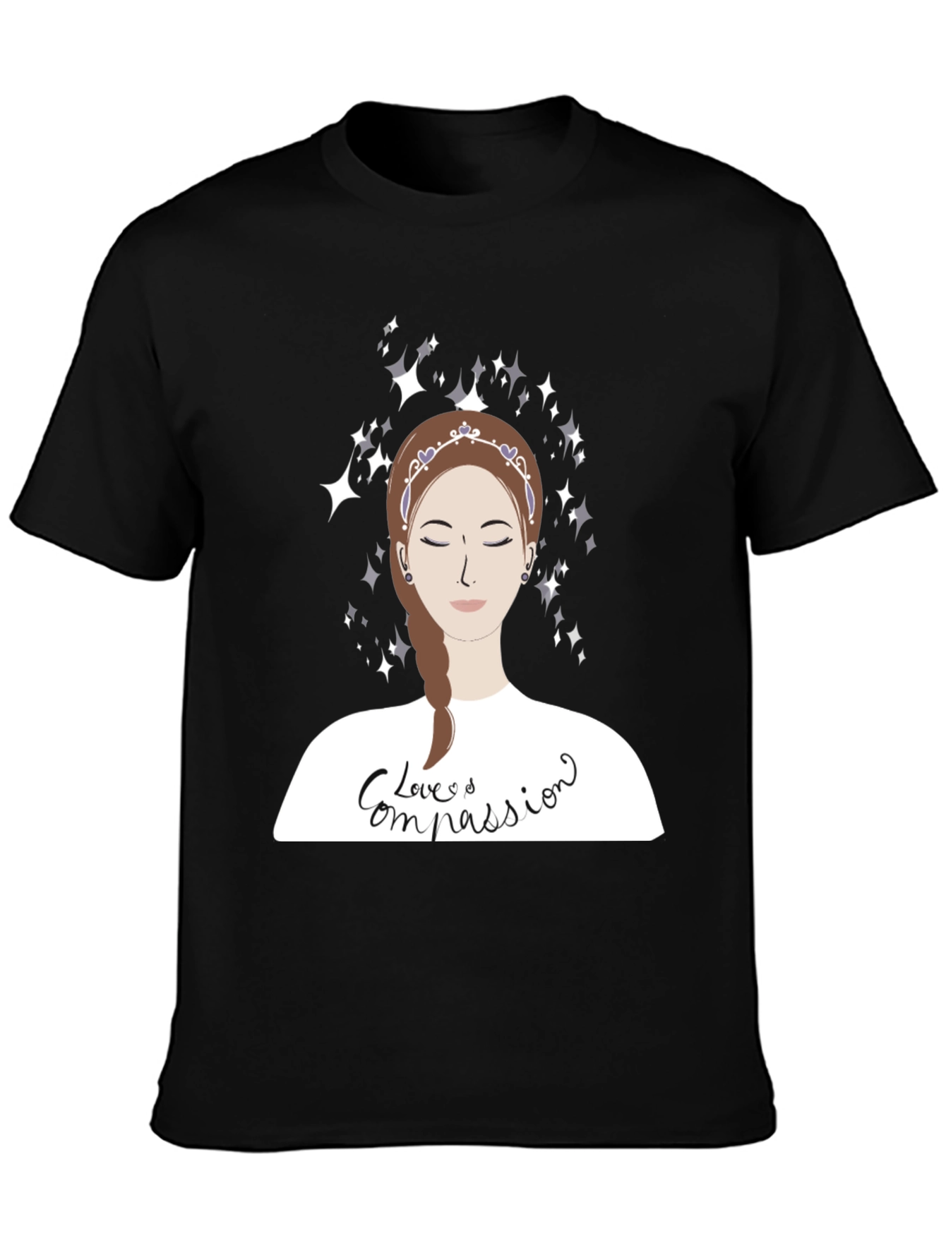 Love is Compassion Graphic Tee - Black T-Shirt