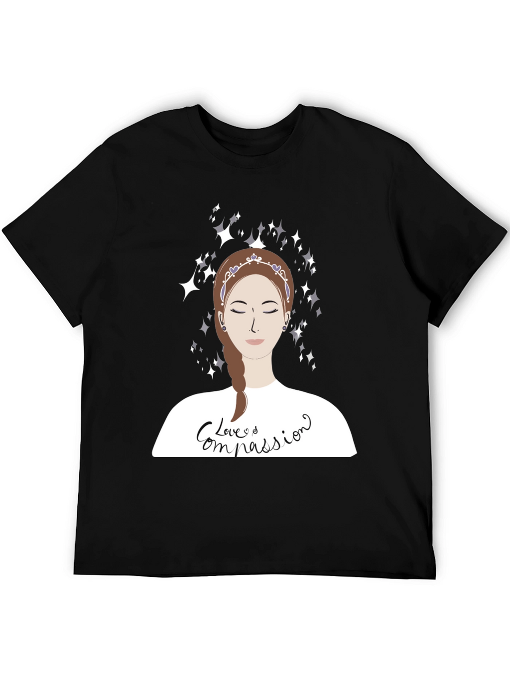 Love is Compassion Graphic Tee - Black T-Shirt