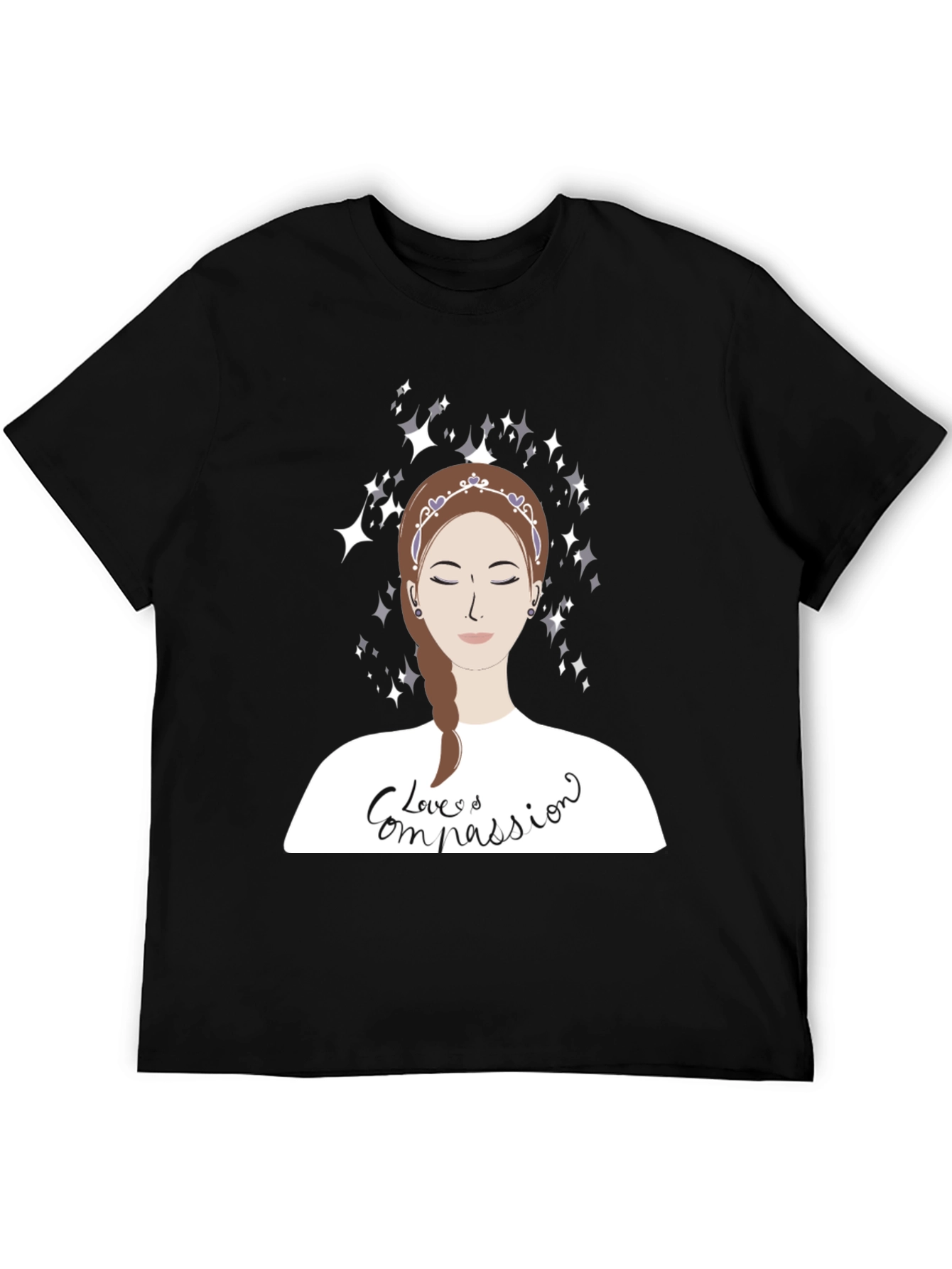Love is Compassion Graphic Tee - Black T-Shirt