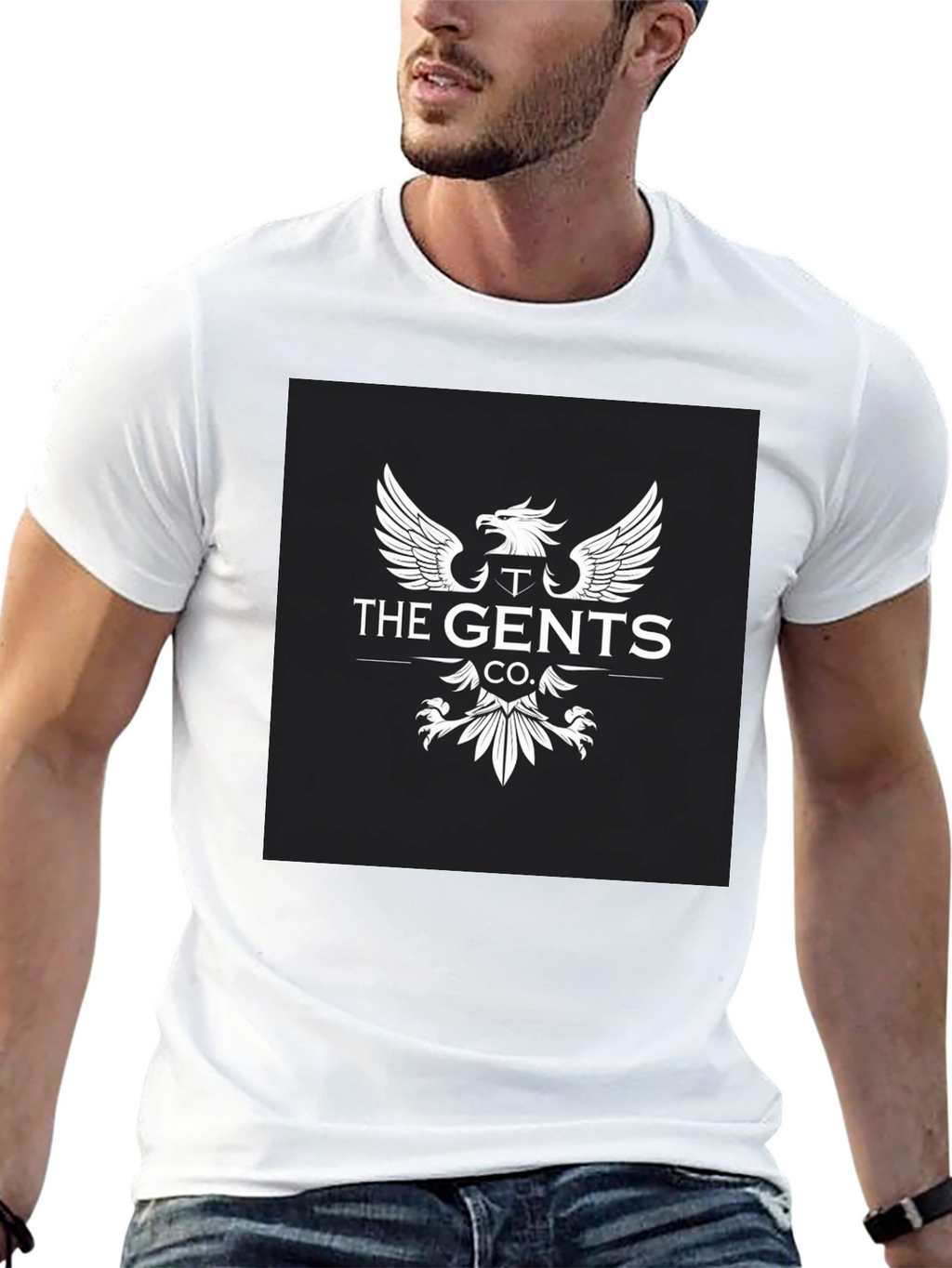 The Gents Co. Black Graphic T-Shirt