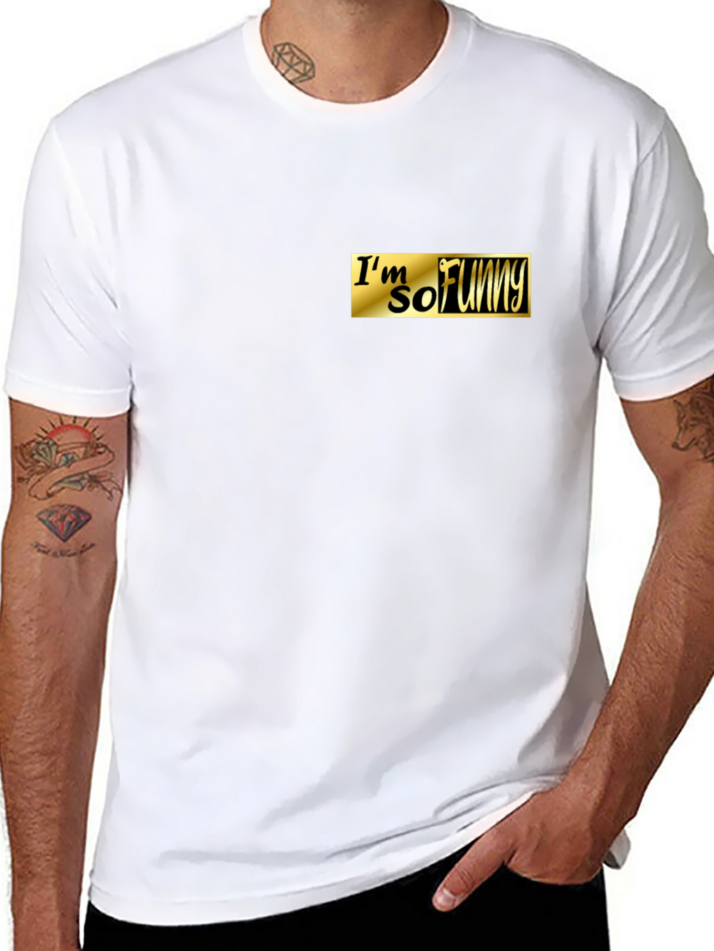Im So Funny Black Graphic Tee