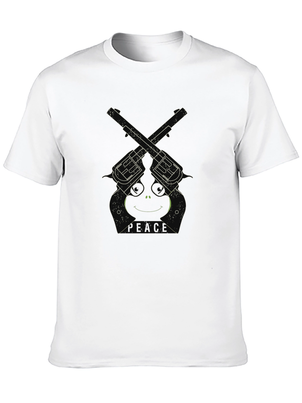 Frog Peace Revolver Graphic T-Shirt