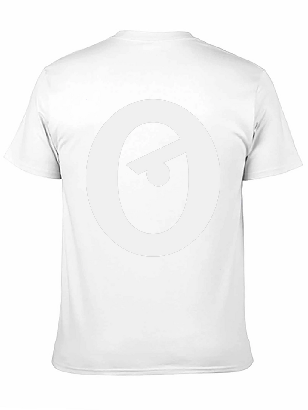 Modern Black T-Shirt with Abstract Eye Logo