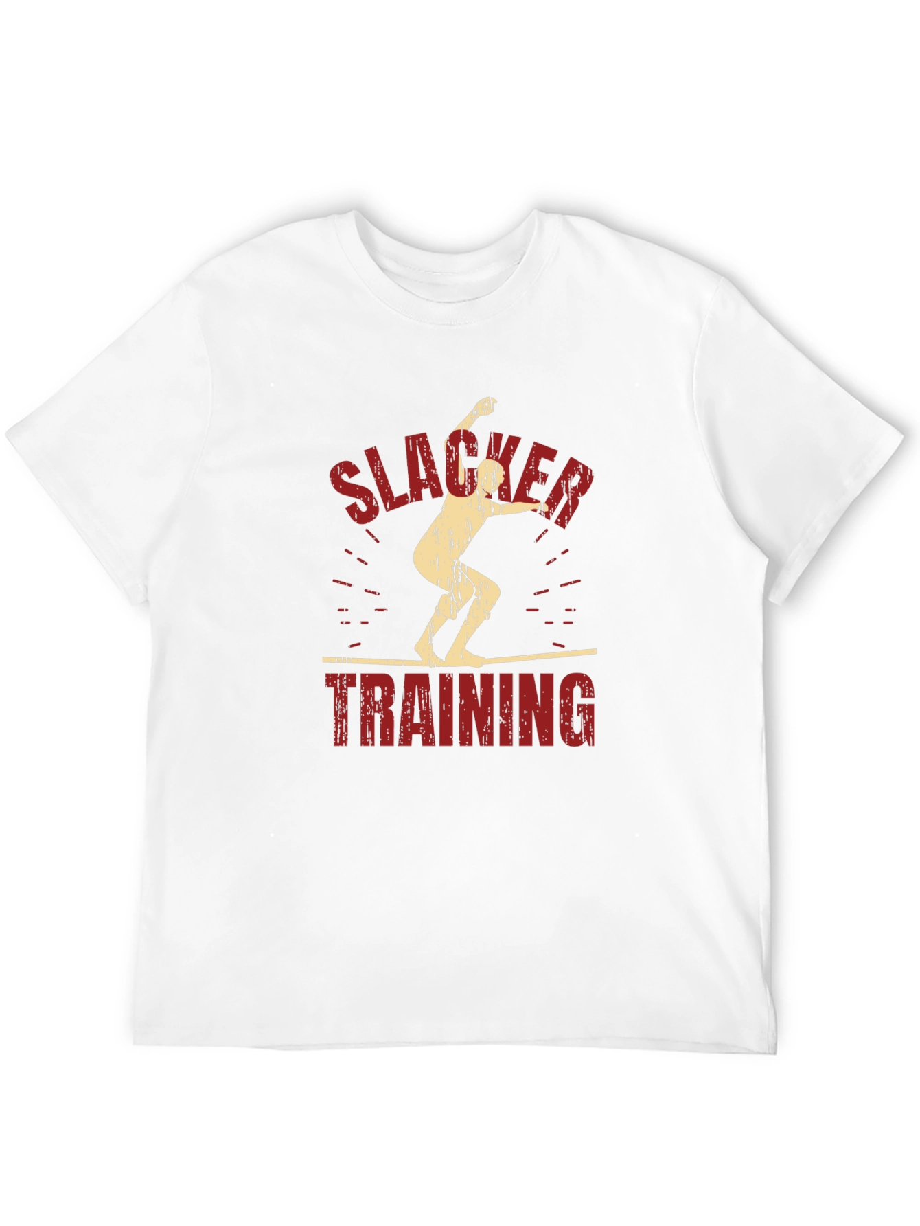 Slacker Training Graphic Tee - Black Cotton T-Shirt