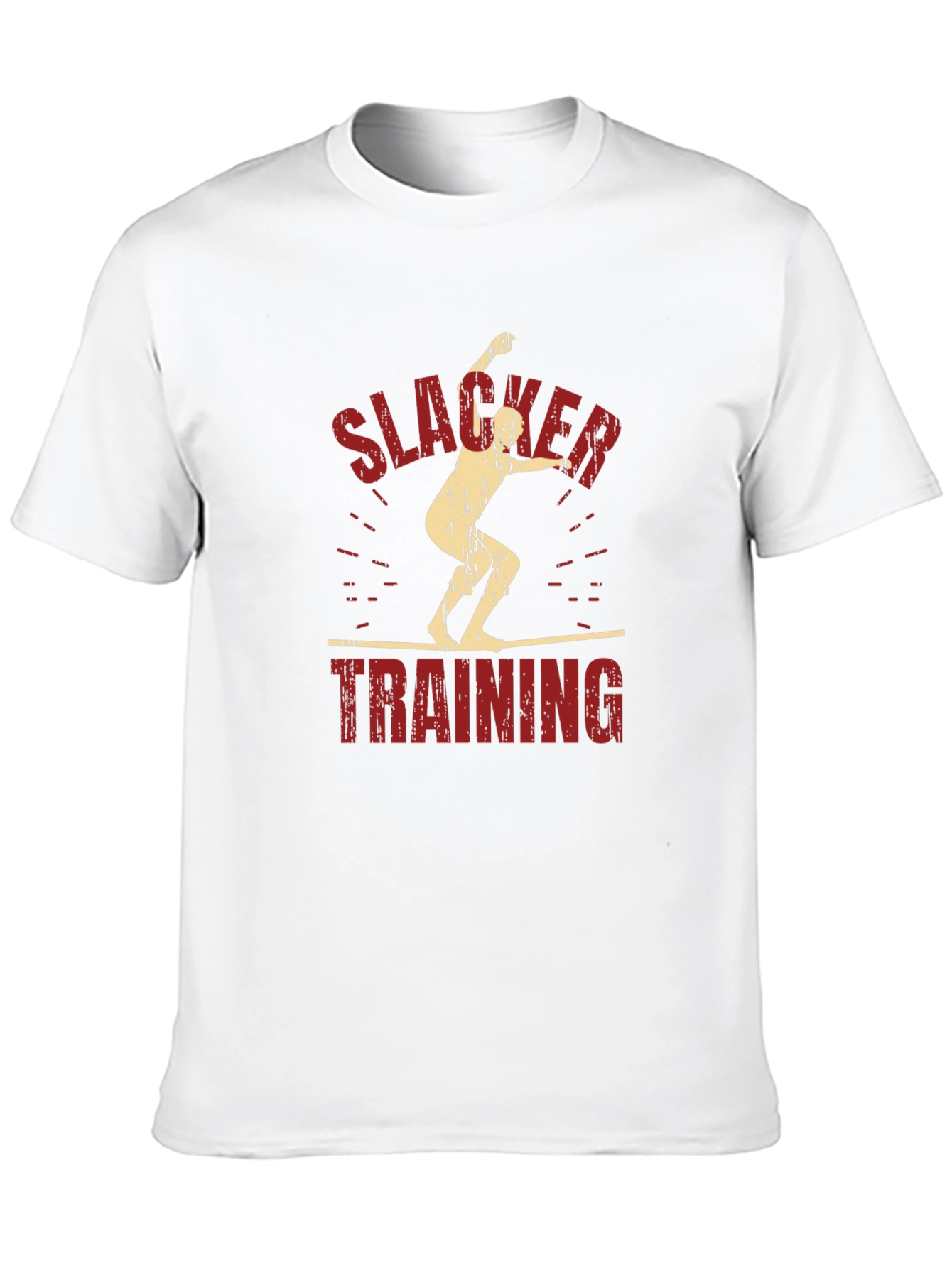 Slacker Training Graphic Tee - Black Cotton T-Shirt