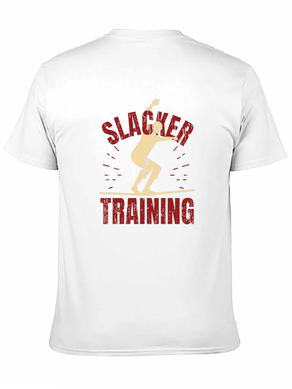Slacker Training Graphic Tee - Black Cotton T-Shirt