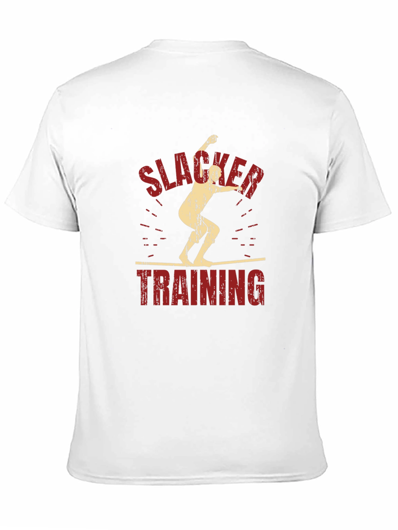Slacker Training Graphic Tee - Black Cotton T-Shirt