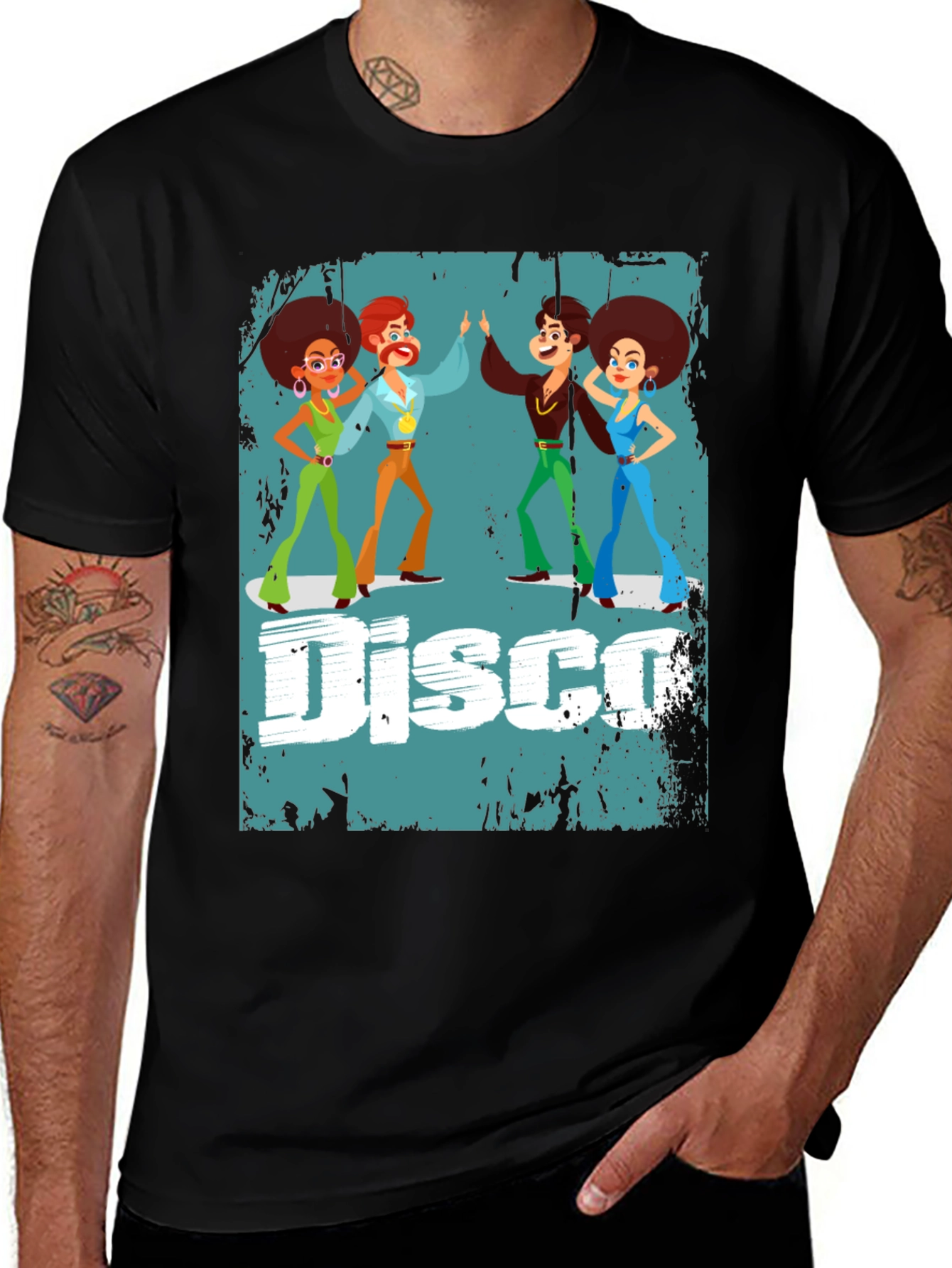 Retro Disco Graphic T-Shirt