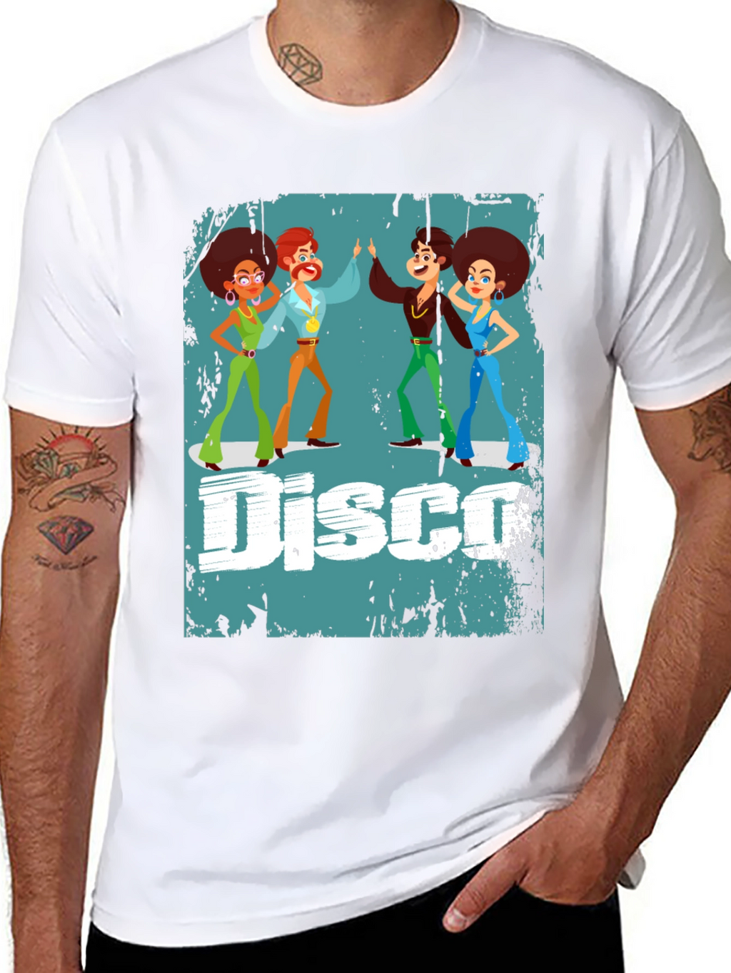 Retro Disco Graphic T-Shirt