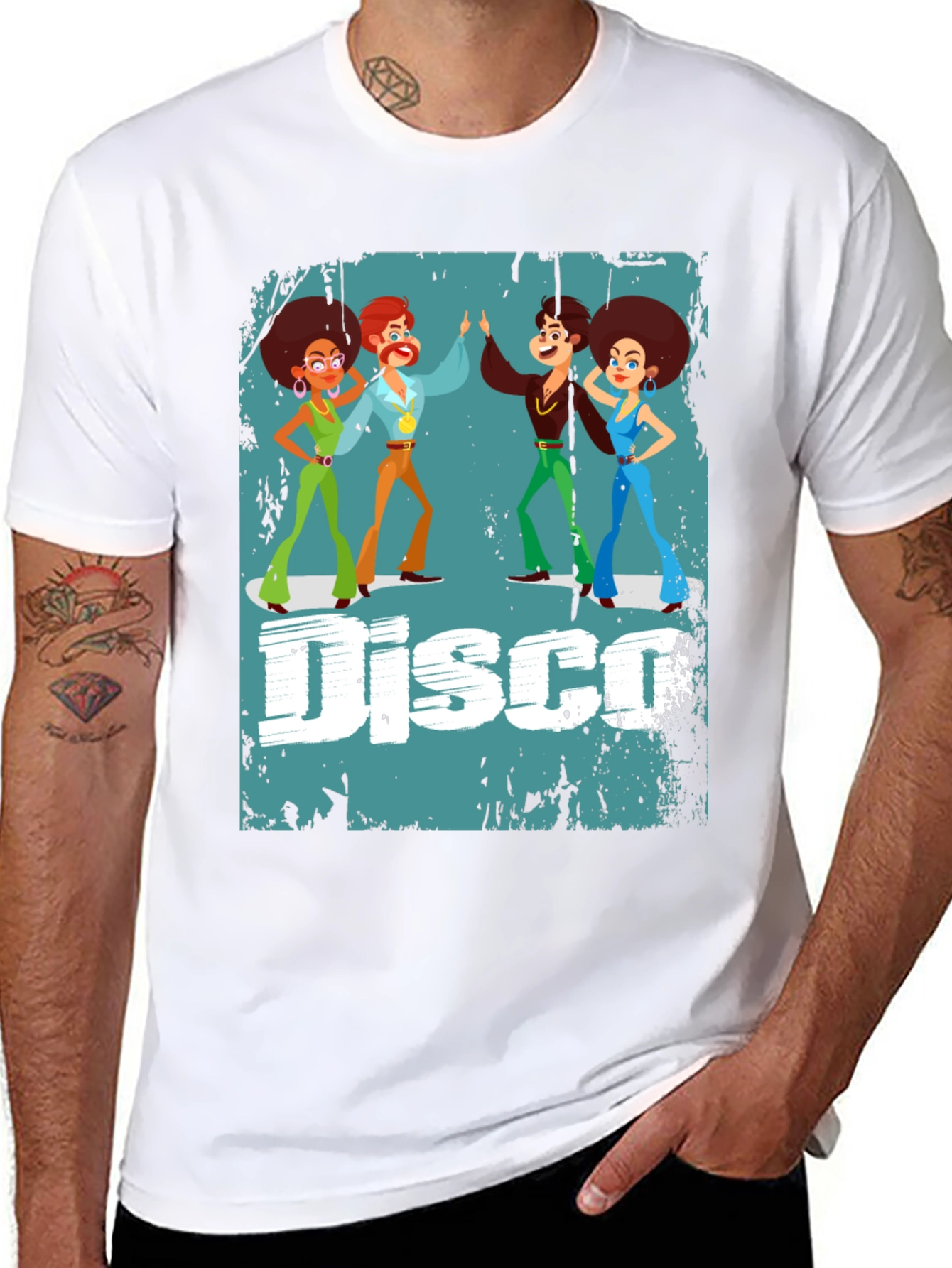 Retro Disco Graphic T-Shirt