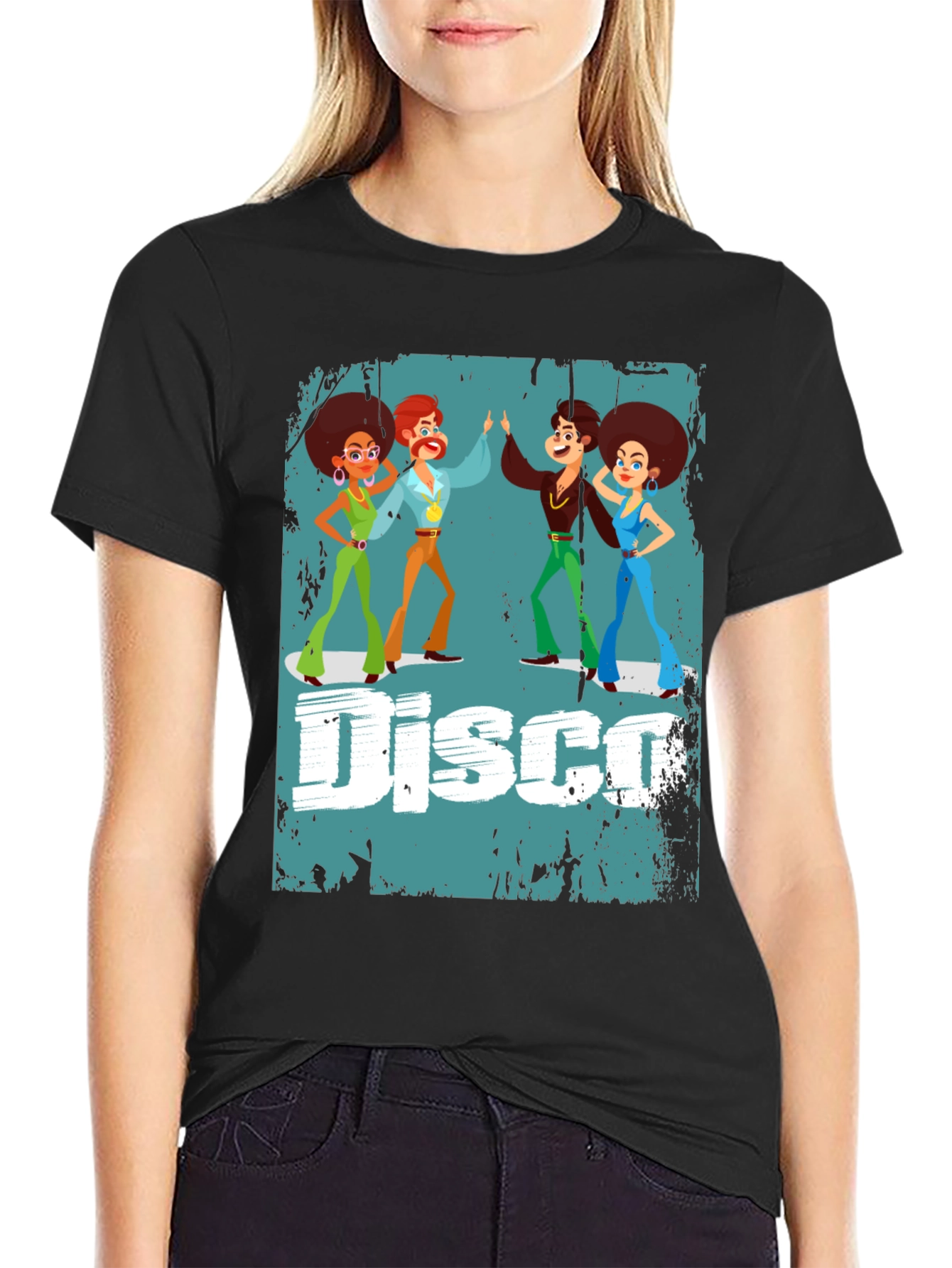 Retro Disco Graphic T-Shirt