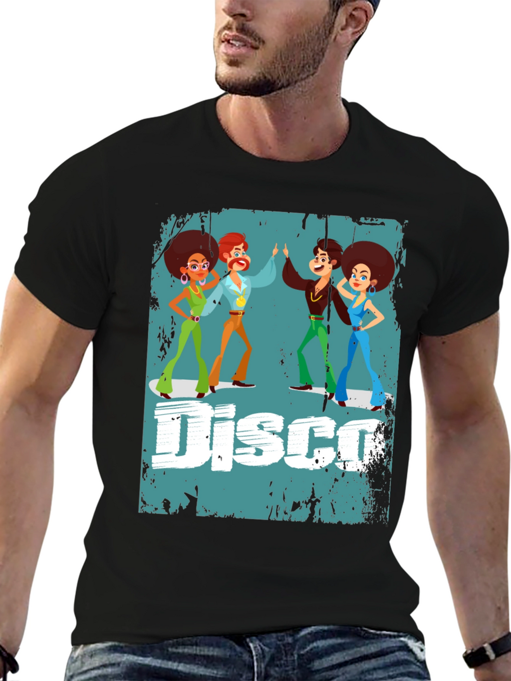 Retro Disco Graphic T-Shirt