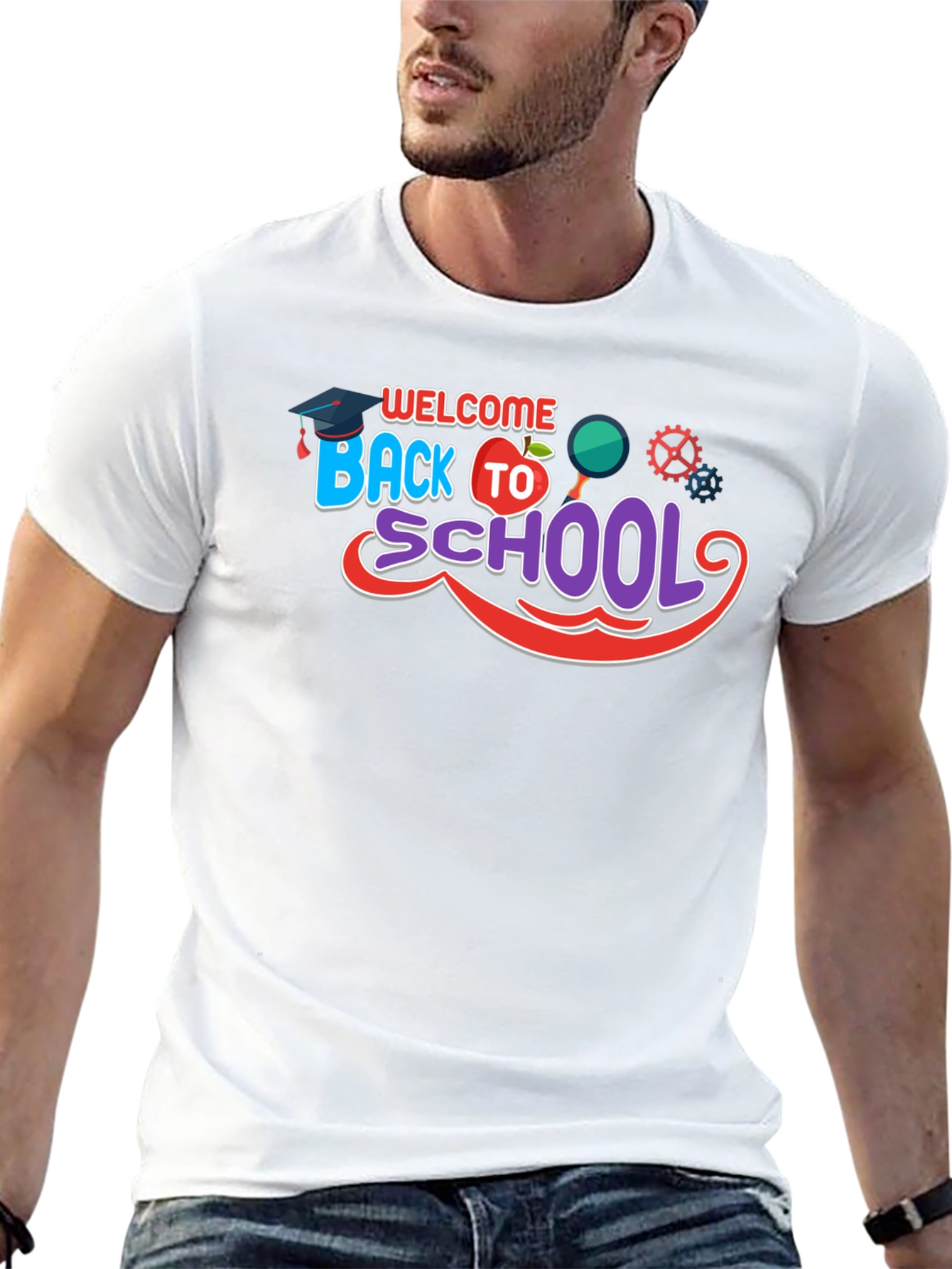Welcome Back To School Black T-Shirt