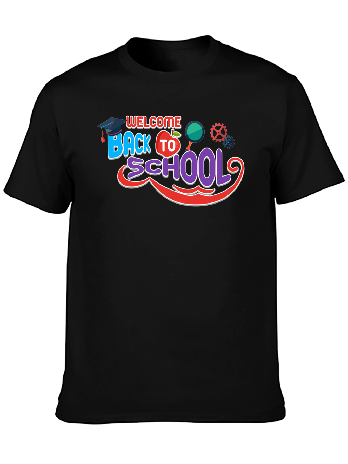 Welcome Back To School Black T-Shirt