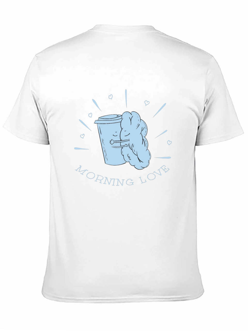 Morning Love Coffee T-Shirt - Black Graphic Tee