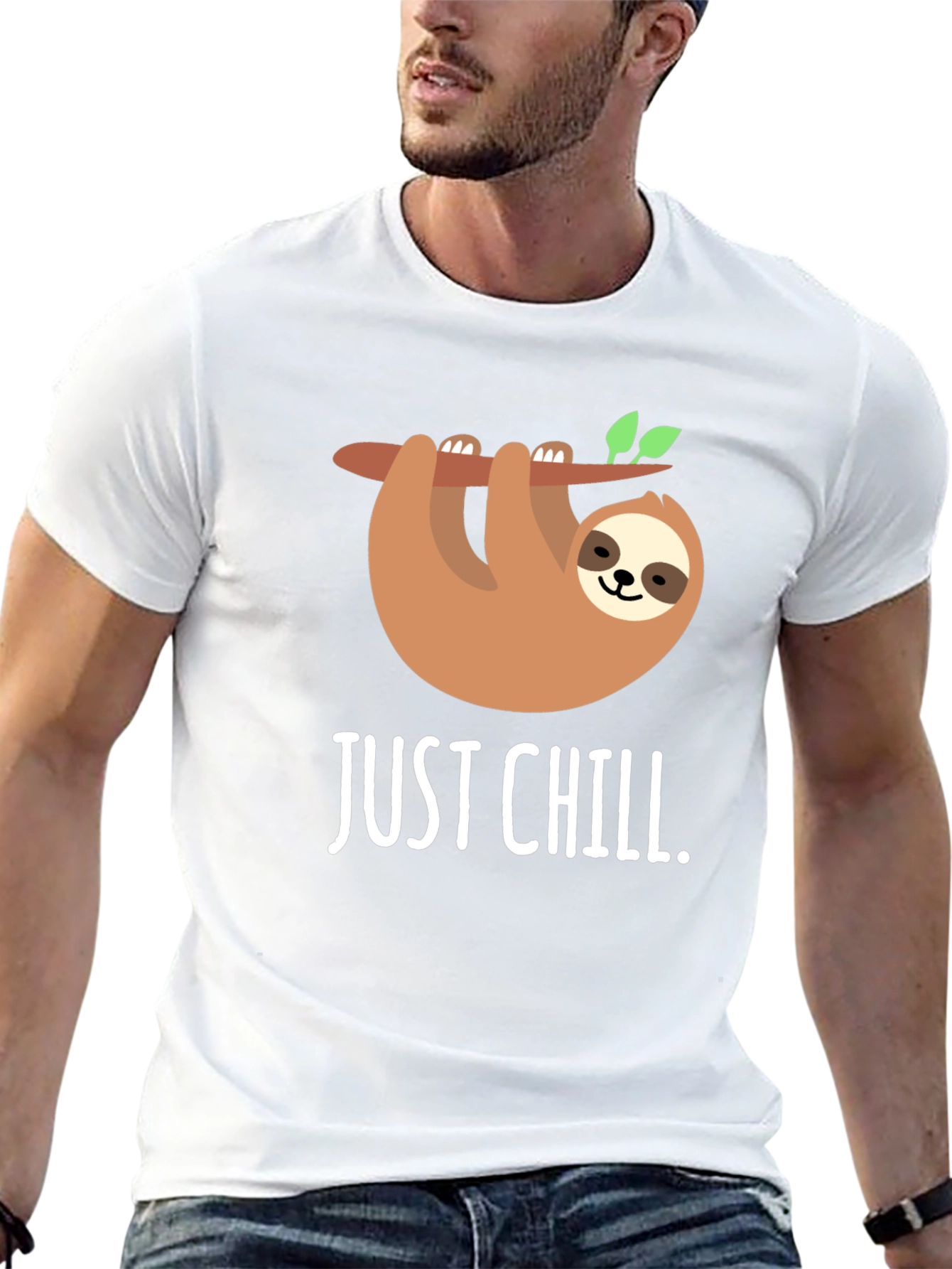 Just Chill Sloth Graphic Tee