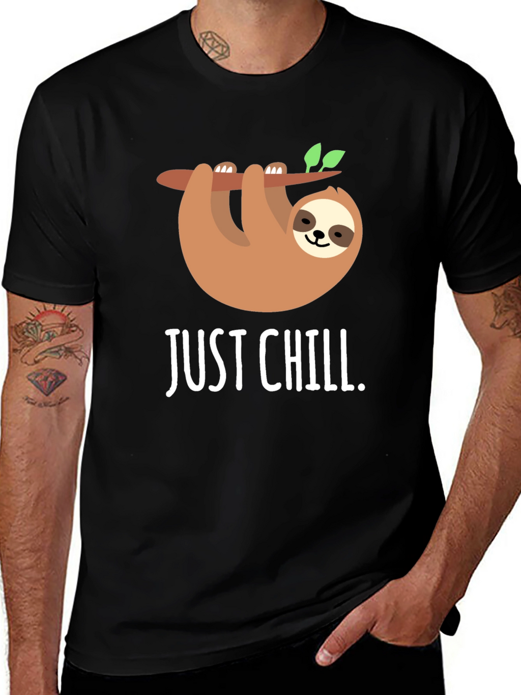 Just Chill Sloth Graphic Tee