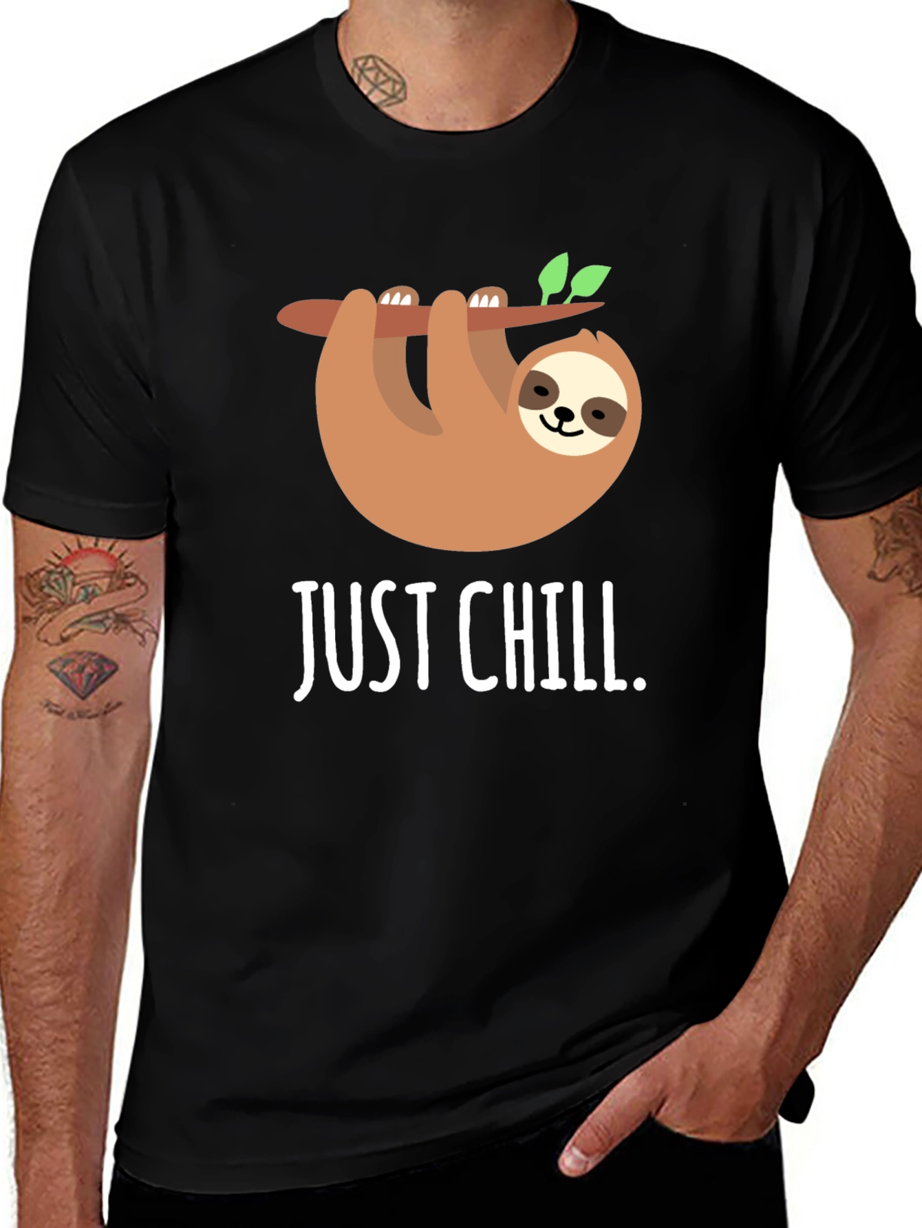 Just Chill Sloth Graphic Tee