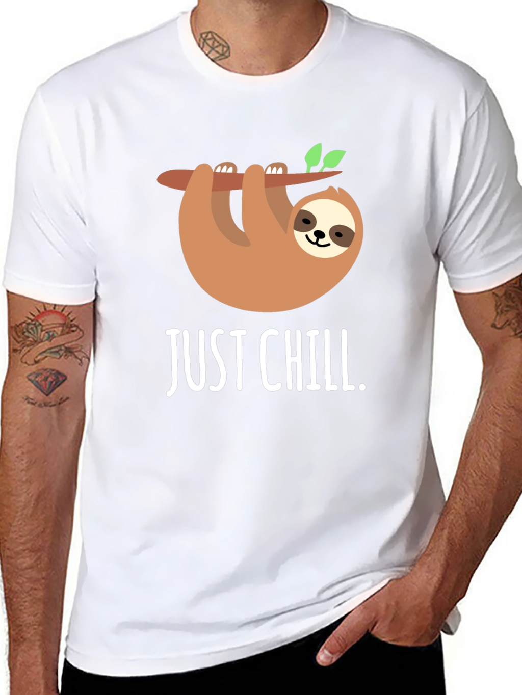 Just Chill Sloth Graphic Tee