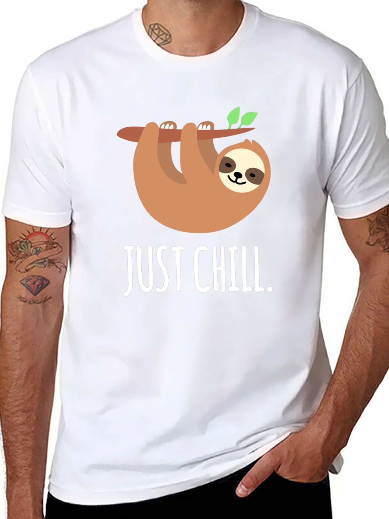 Just Chill Sloth Graphic Tee