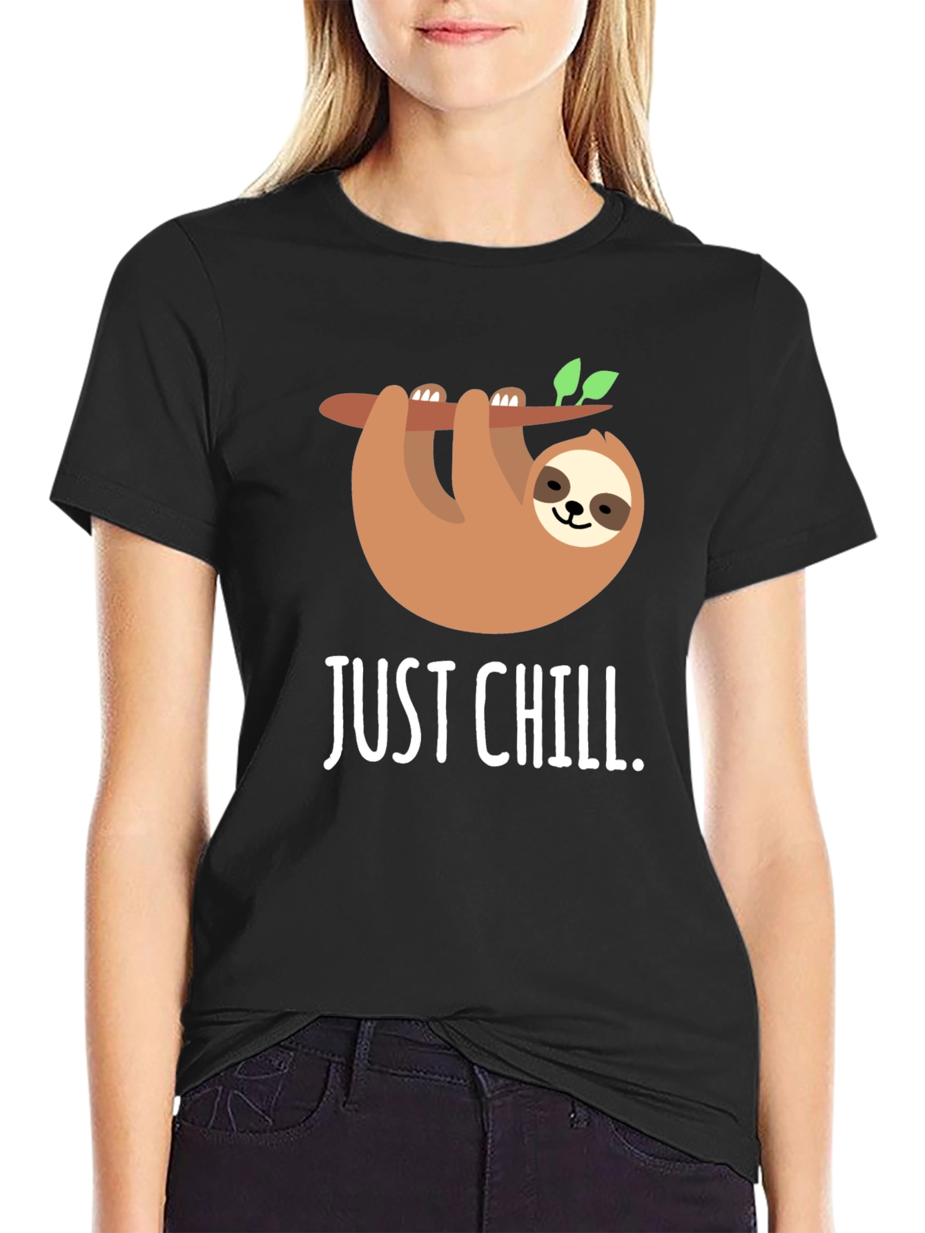 Just Chill Sloth Graphic Tee