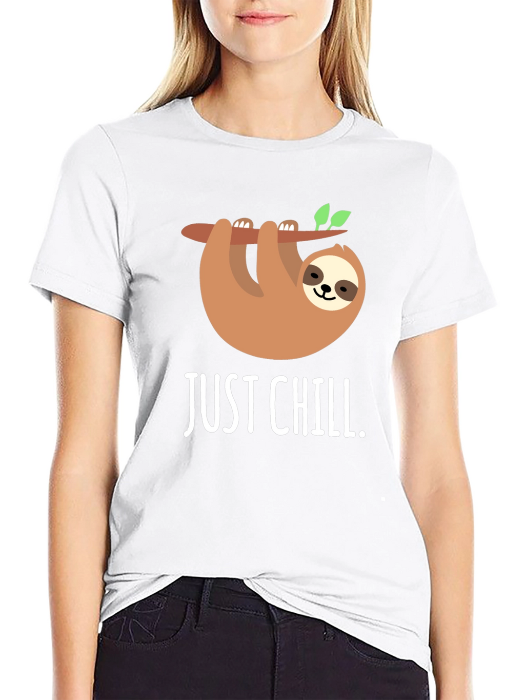 Just Chill Sloth Graphic Tee