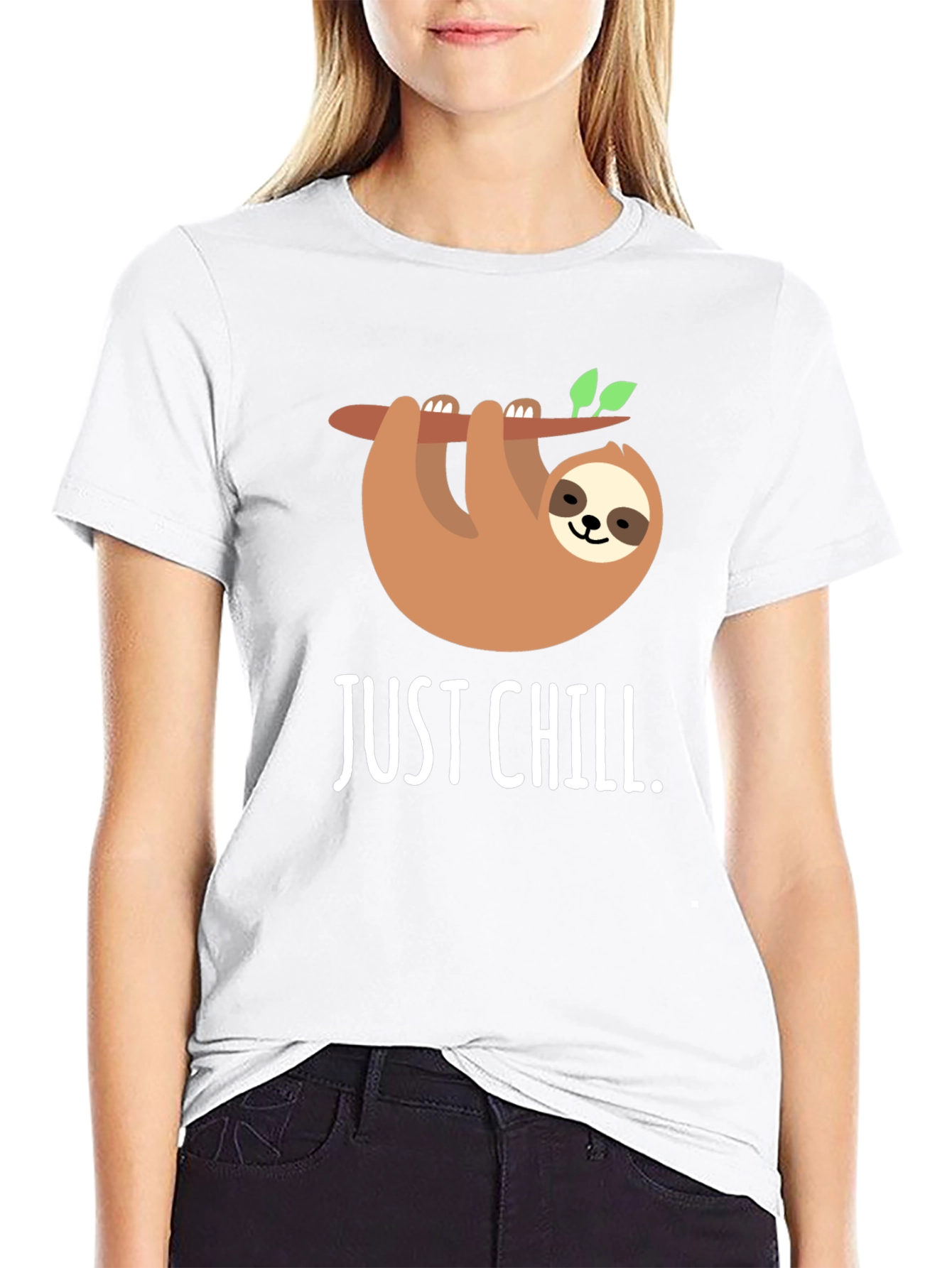Just Chill Sloth Graphic Tee