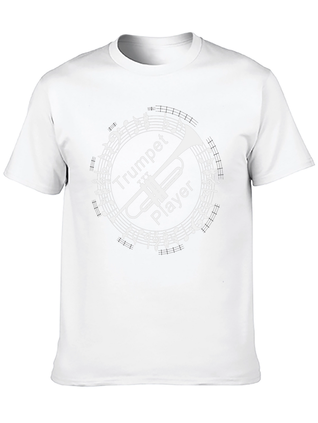 Trumpet Player Graphic Tee - Music Lovers Shirt