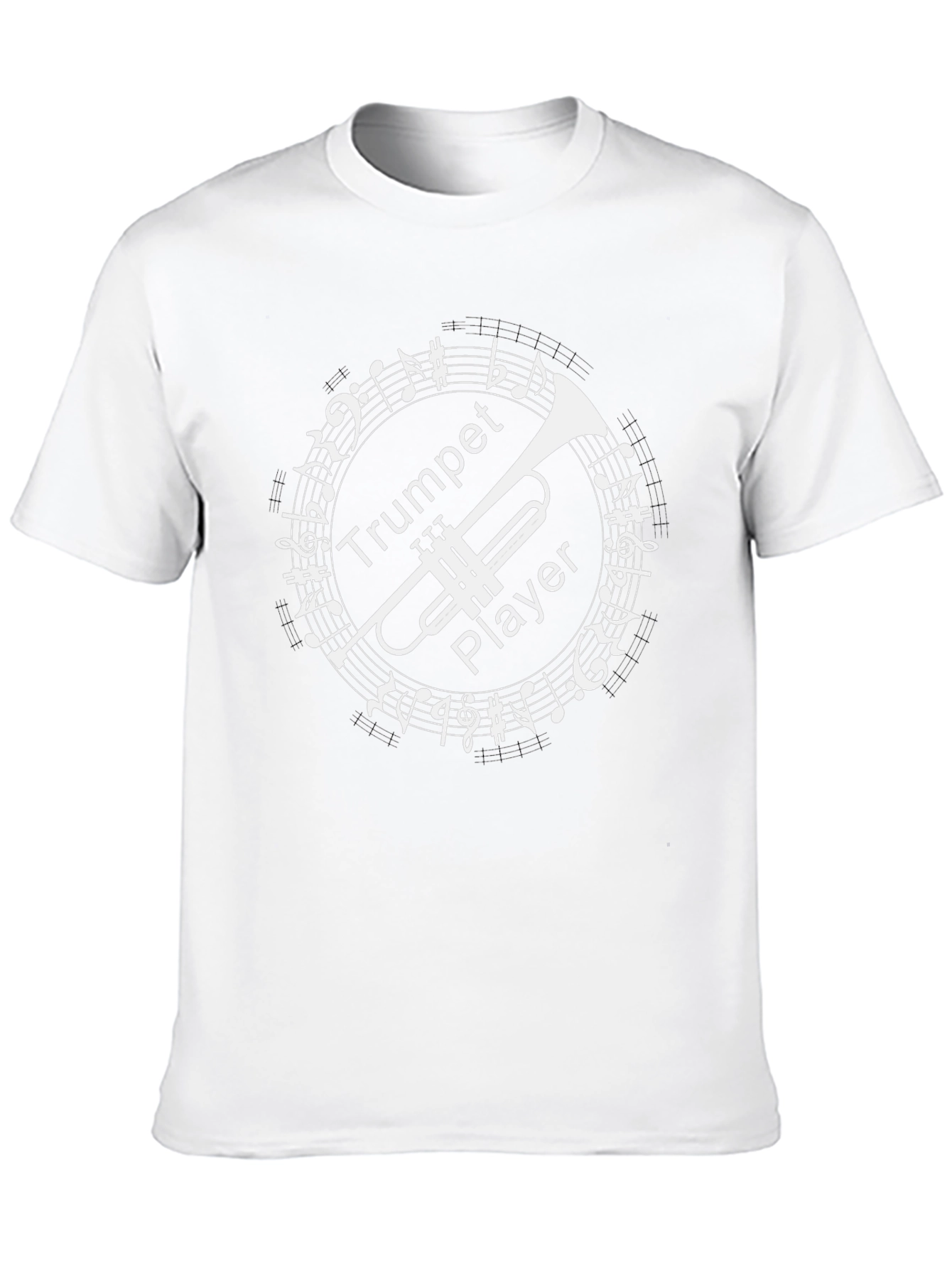 Trumpet Player Graphic Tee - Music Lovers Shirt