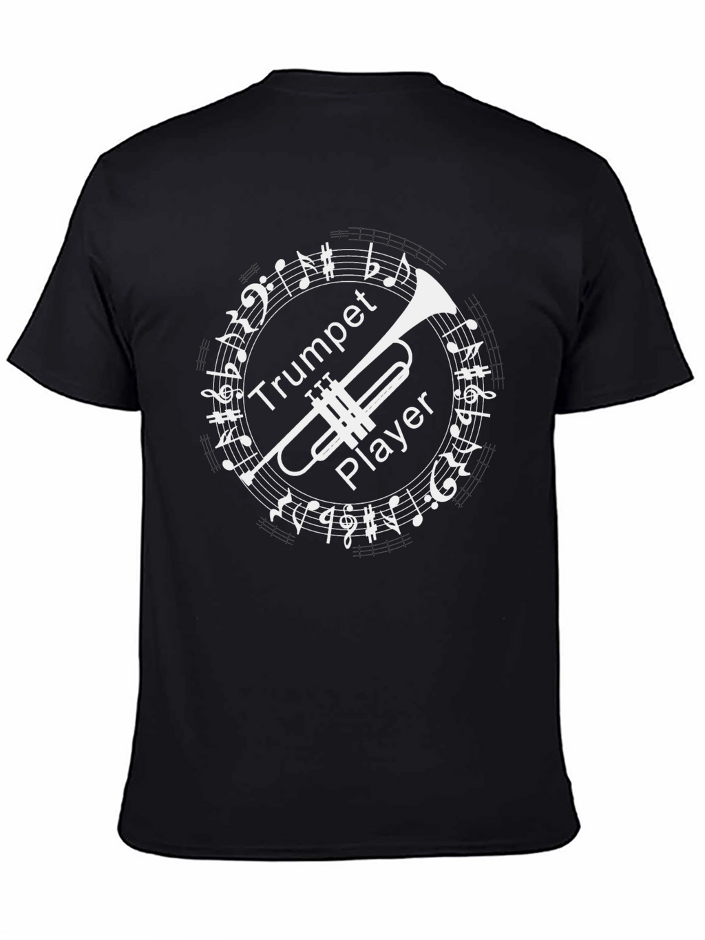 Trumpet Player Graphic Tee - Music Lovers Shirt