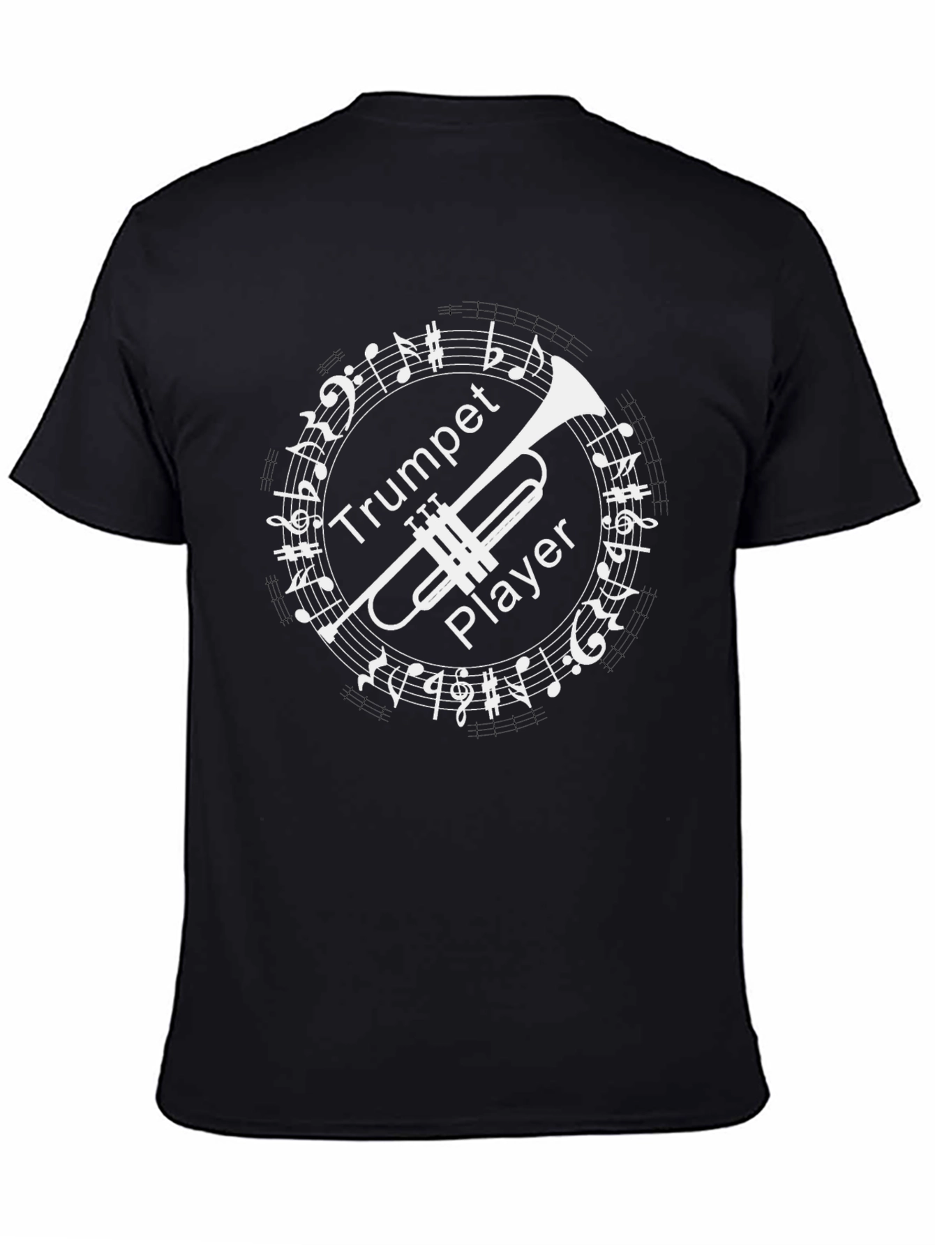 Trumpet Player Graphic Tee - Music Lovers Shirt