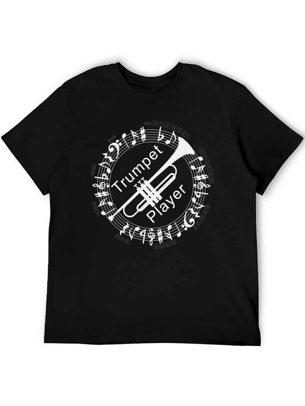 Trumpet Player Graphic Tee - Music Lovers Shirt