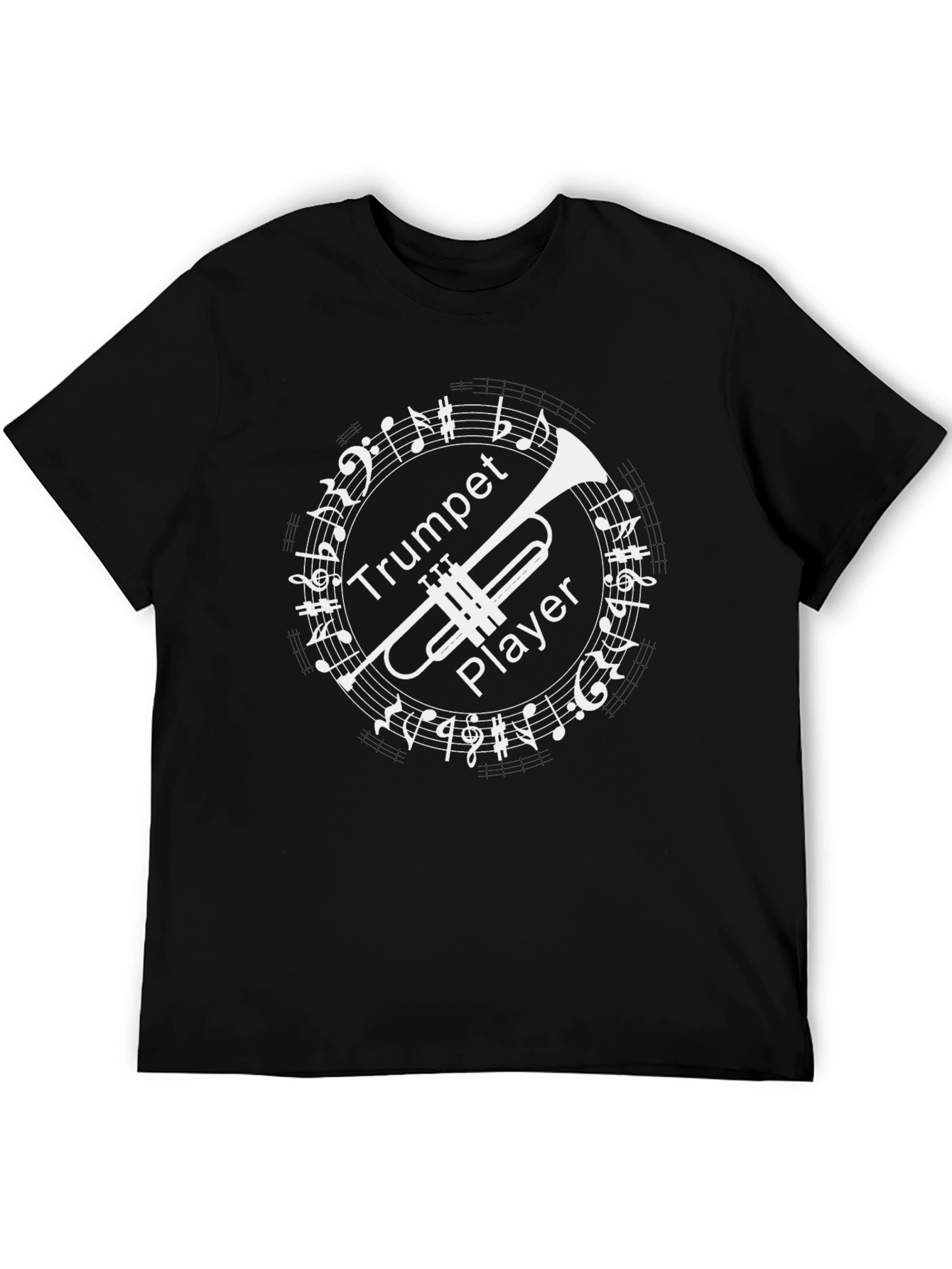 Trumpet Player Graphic Tee - Music Lovers Shirt