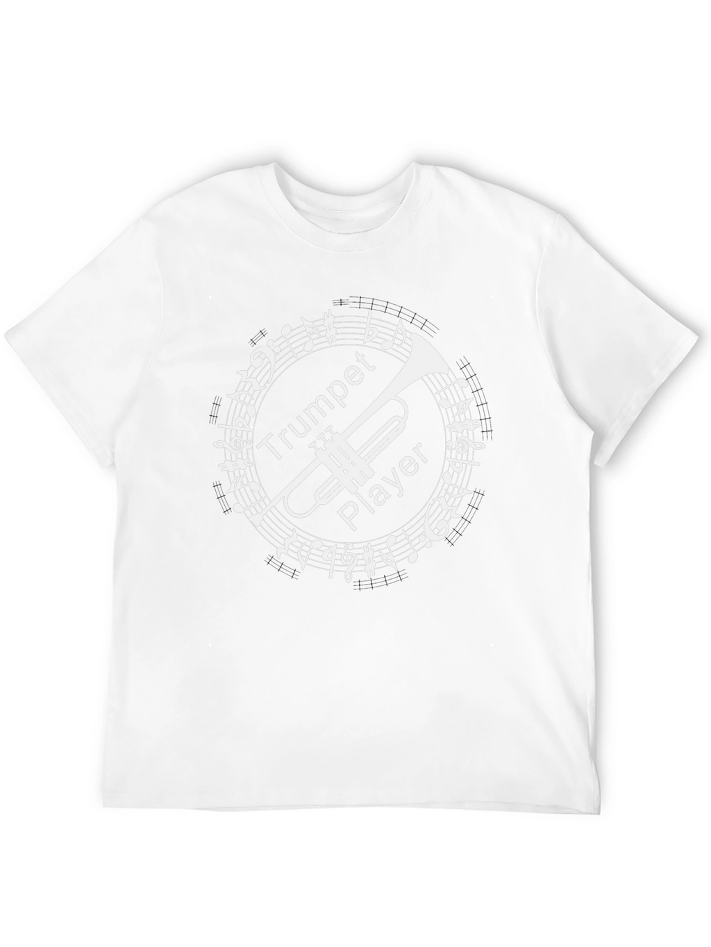 Trumpet Player Graphic Tee - Music Lovers Shirt