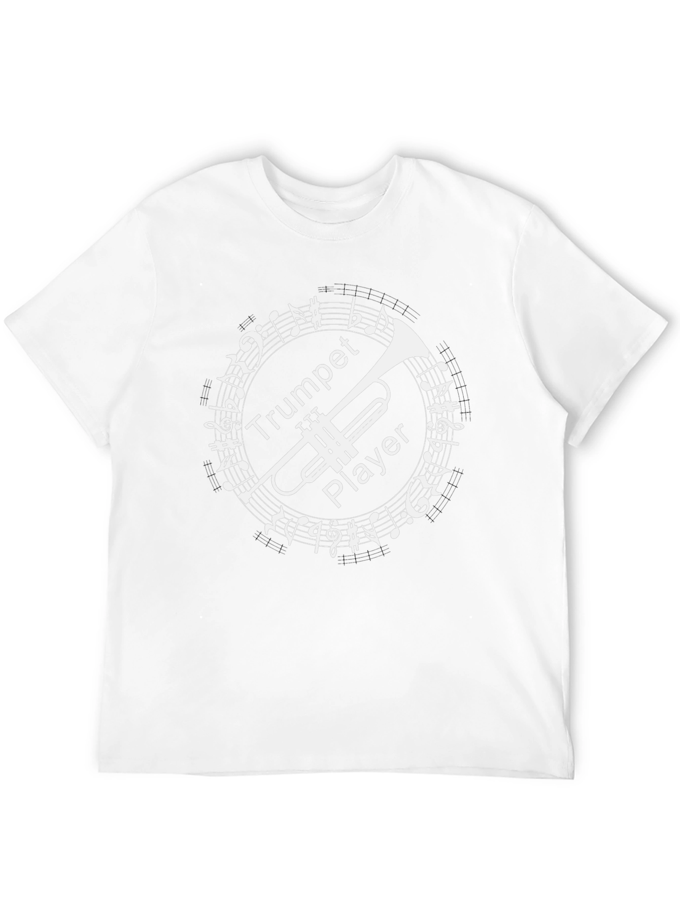 Trumpet Player Graphic Tee - Music Lovers Shirt