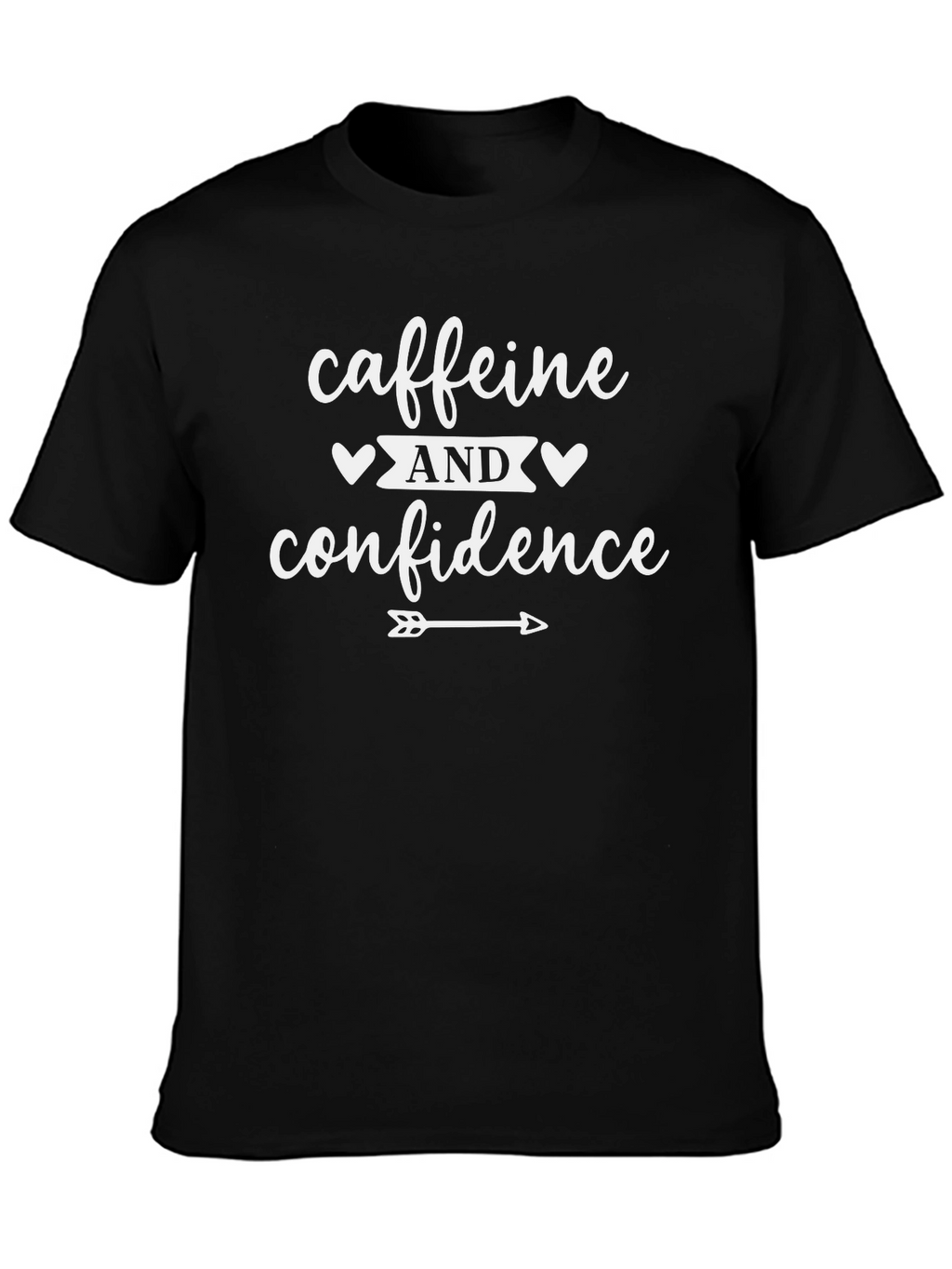 Caffeine and Confidence Graphic Tee