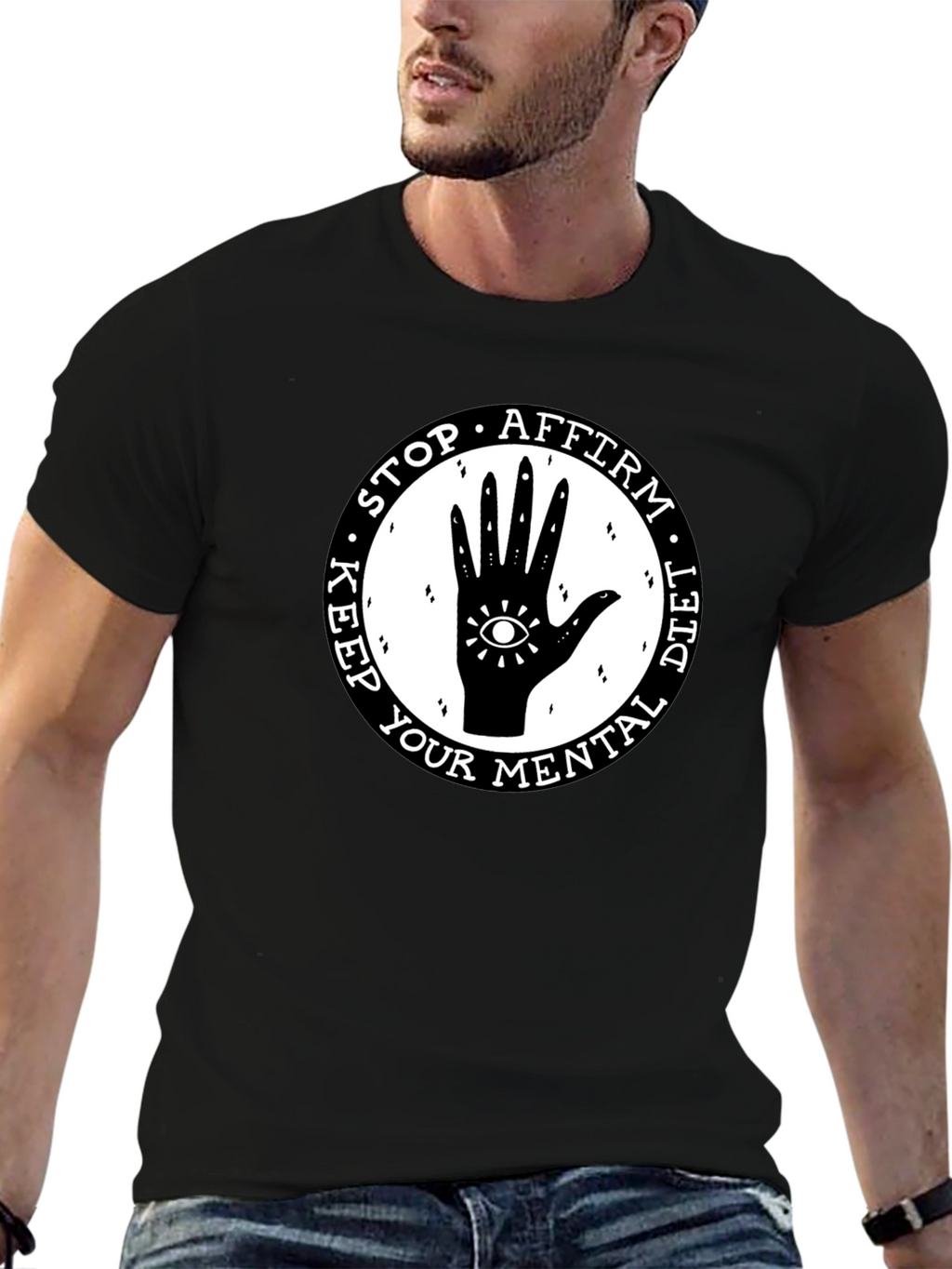 Mental Health T-Shirt: Stop Affirm Diet