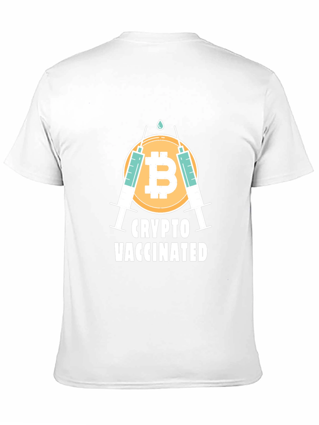 Crypto Vaccinated Graphic T-Shirt