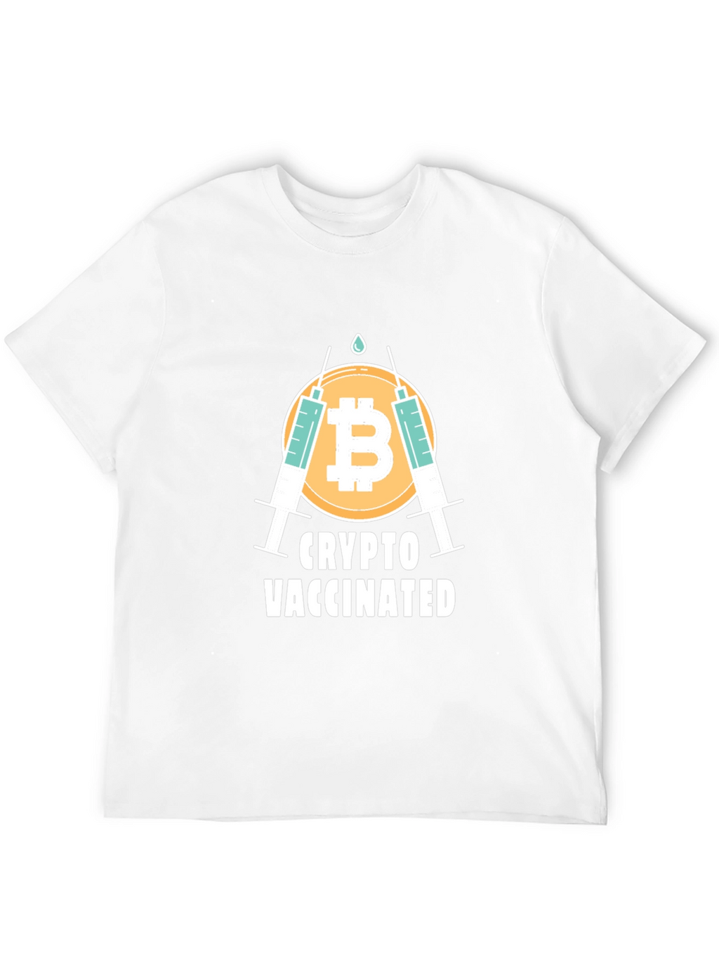 Crypto Vaccinated Graphic T-Shirt