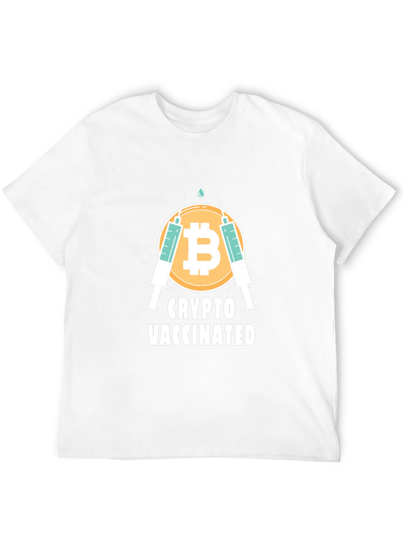 Crypto Vaccinated Graphic T-Shirt