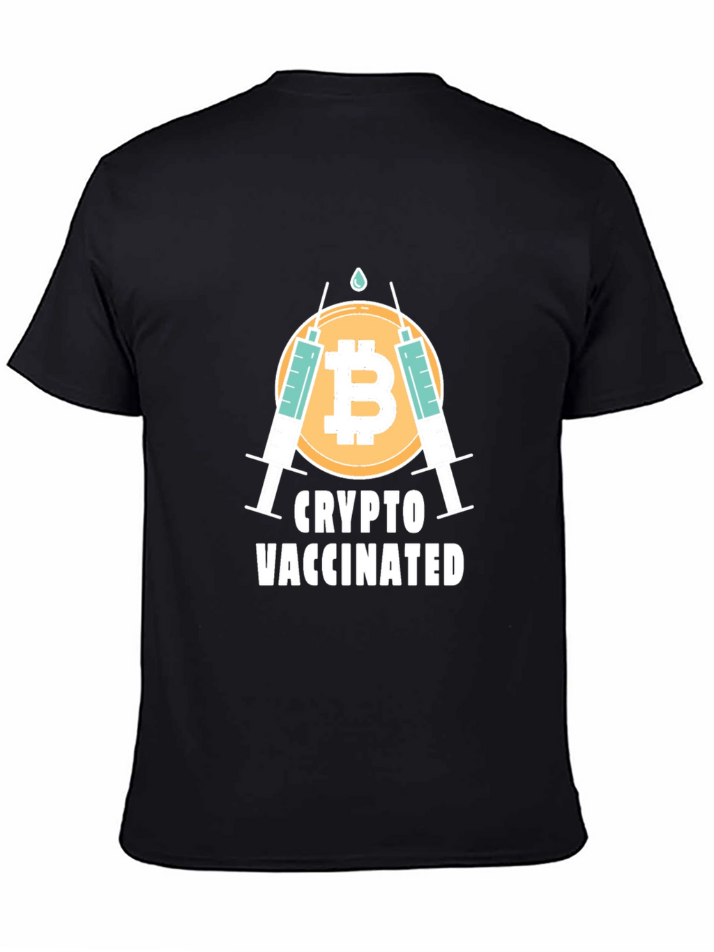 Crypto Vaccinated Graphic T-Shirt
