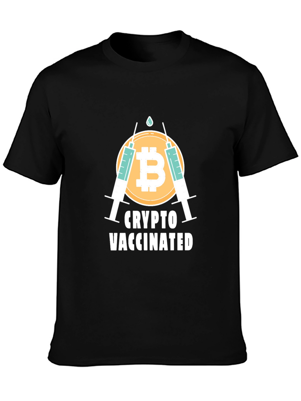 Crypto Vaccinated Graphic T-Shirt