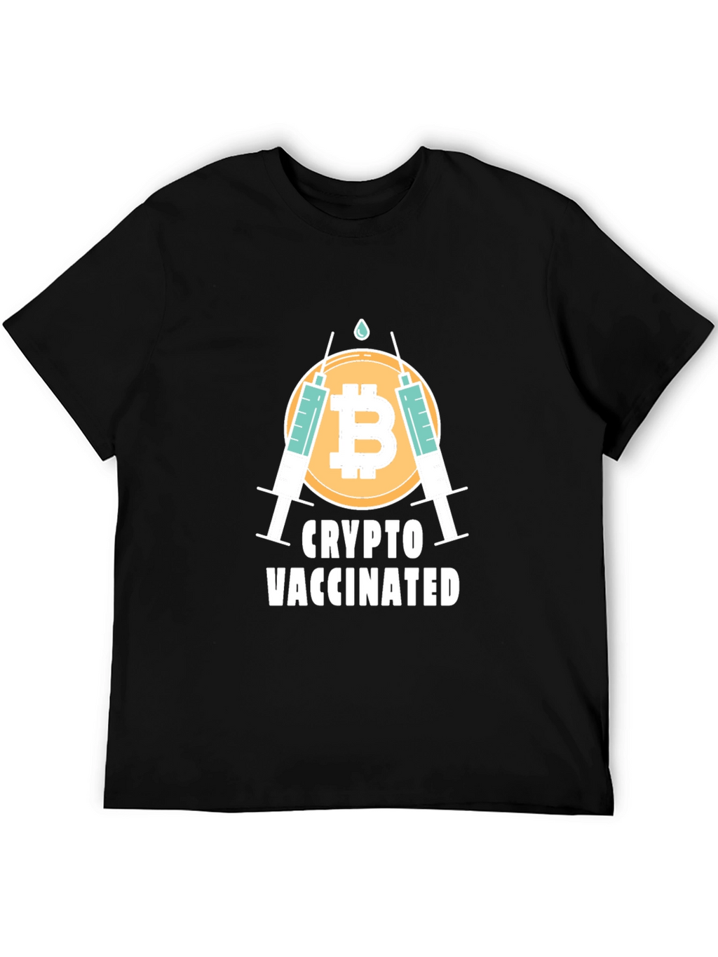 Crypto Vaccinated Graphic T-Shirt