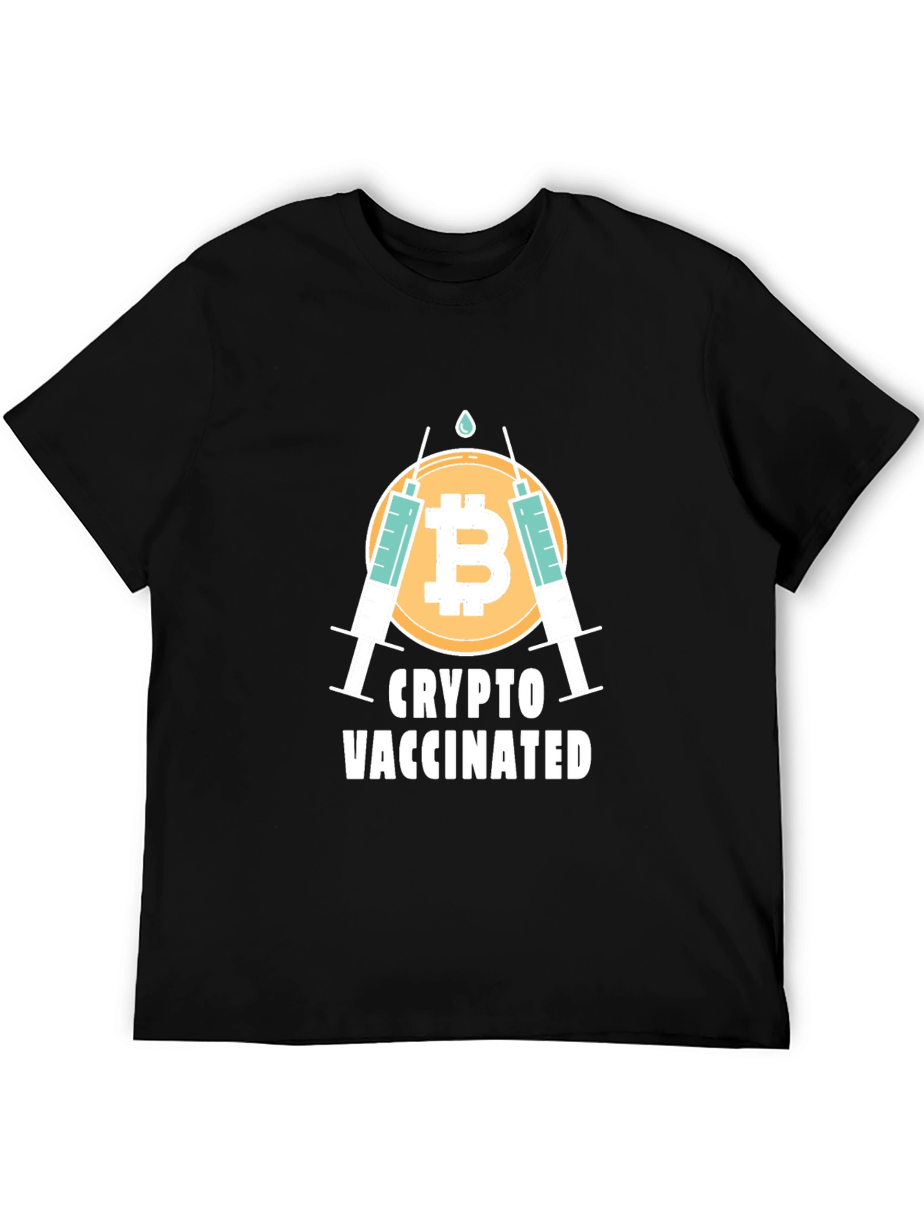 Crypto Vaccinated Graphic T-Shirt