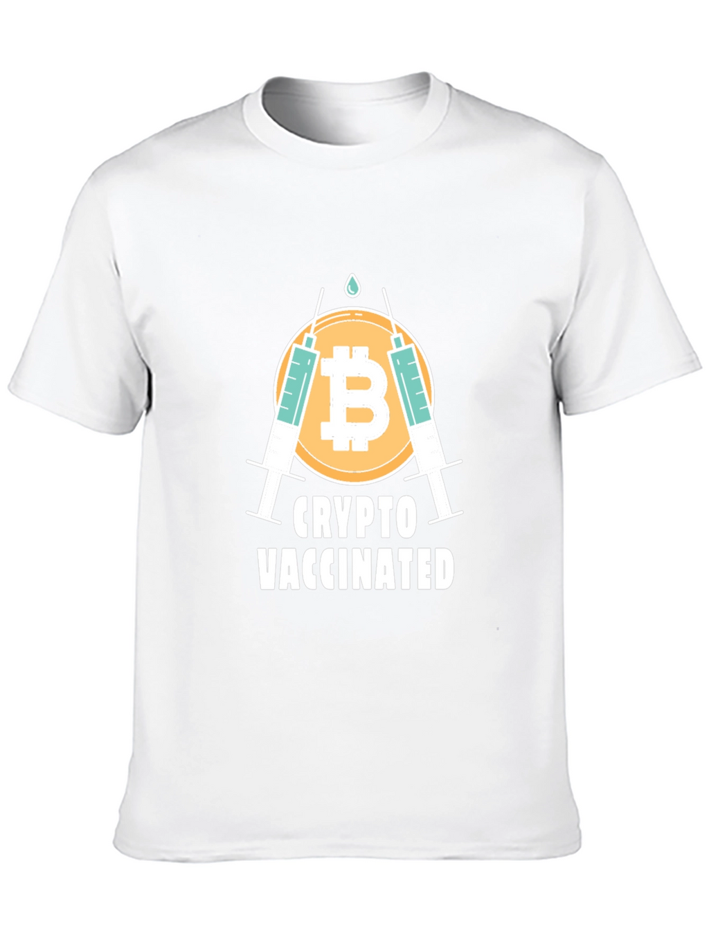Crypto Vaccinated Graphic T-Shirt