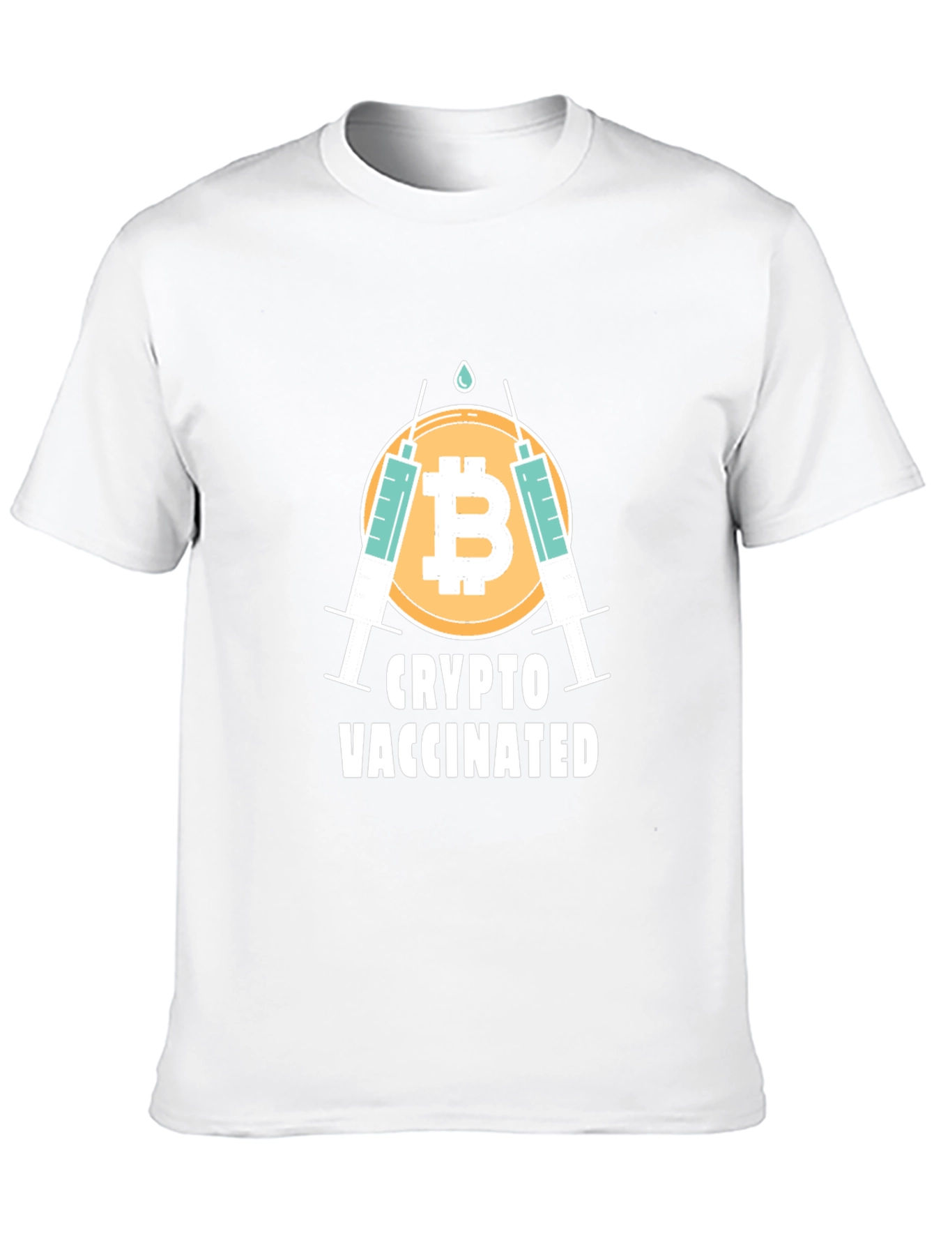 Crypto Vaccinated Graphic T-Shirt
