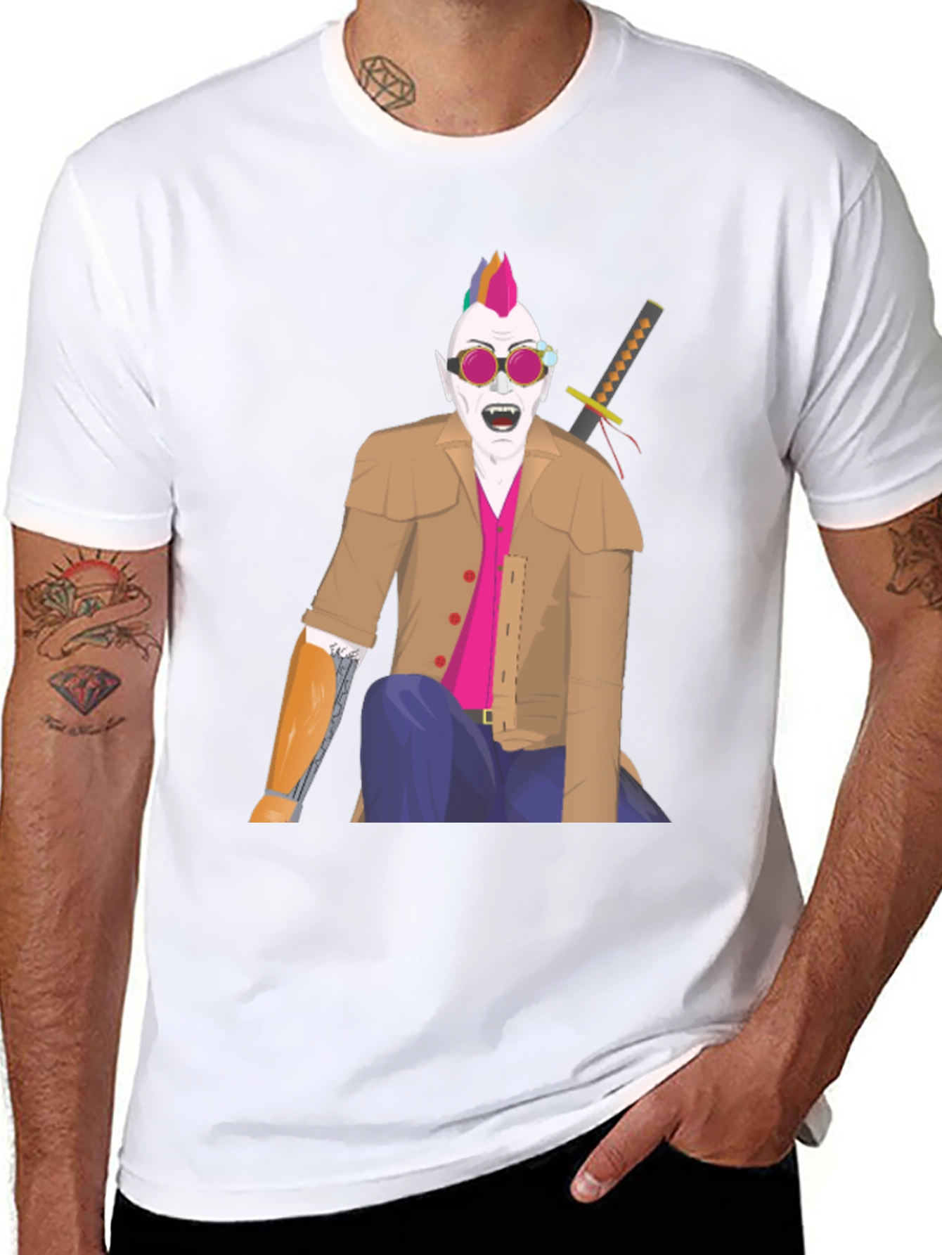 Vampire Hunter T-Shirt - Unique Graphic Tee